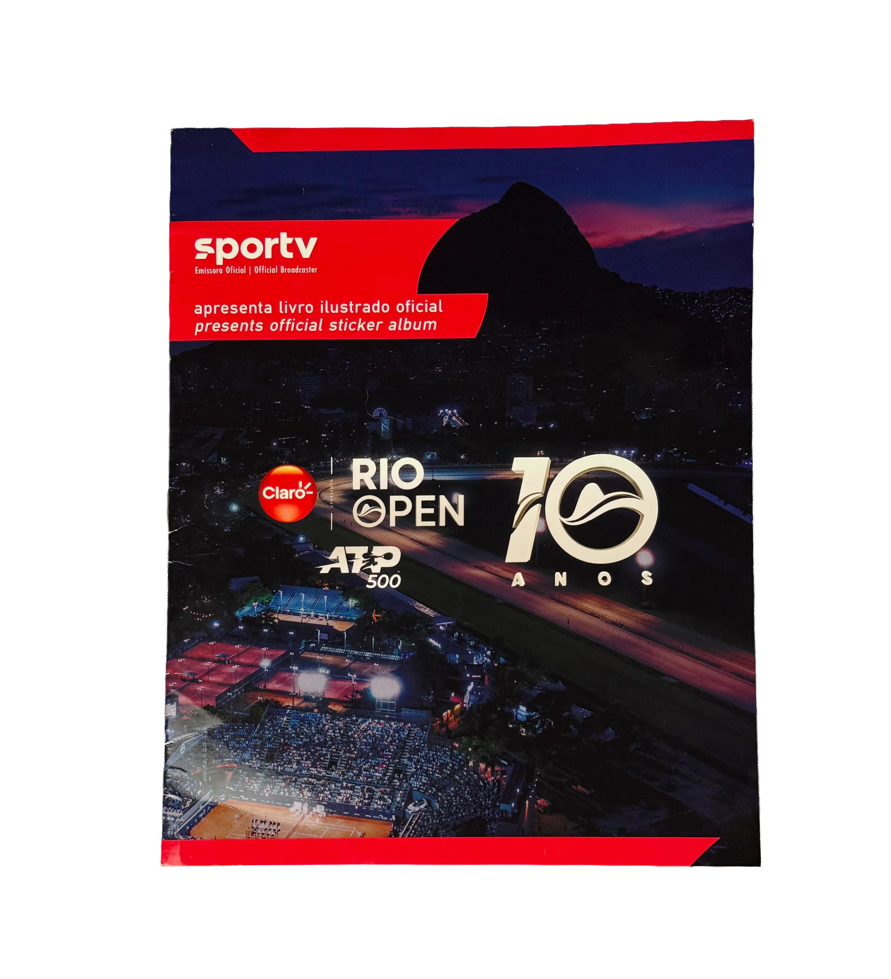 Álbum Oficial de Figurinhas Rio Open 10 Anos 2024 ATP 500 Autografado por Carlos Alcaraz, João Fonseca e Estrelas do Tênis Mundial — imagem 1 de 8