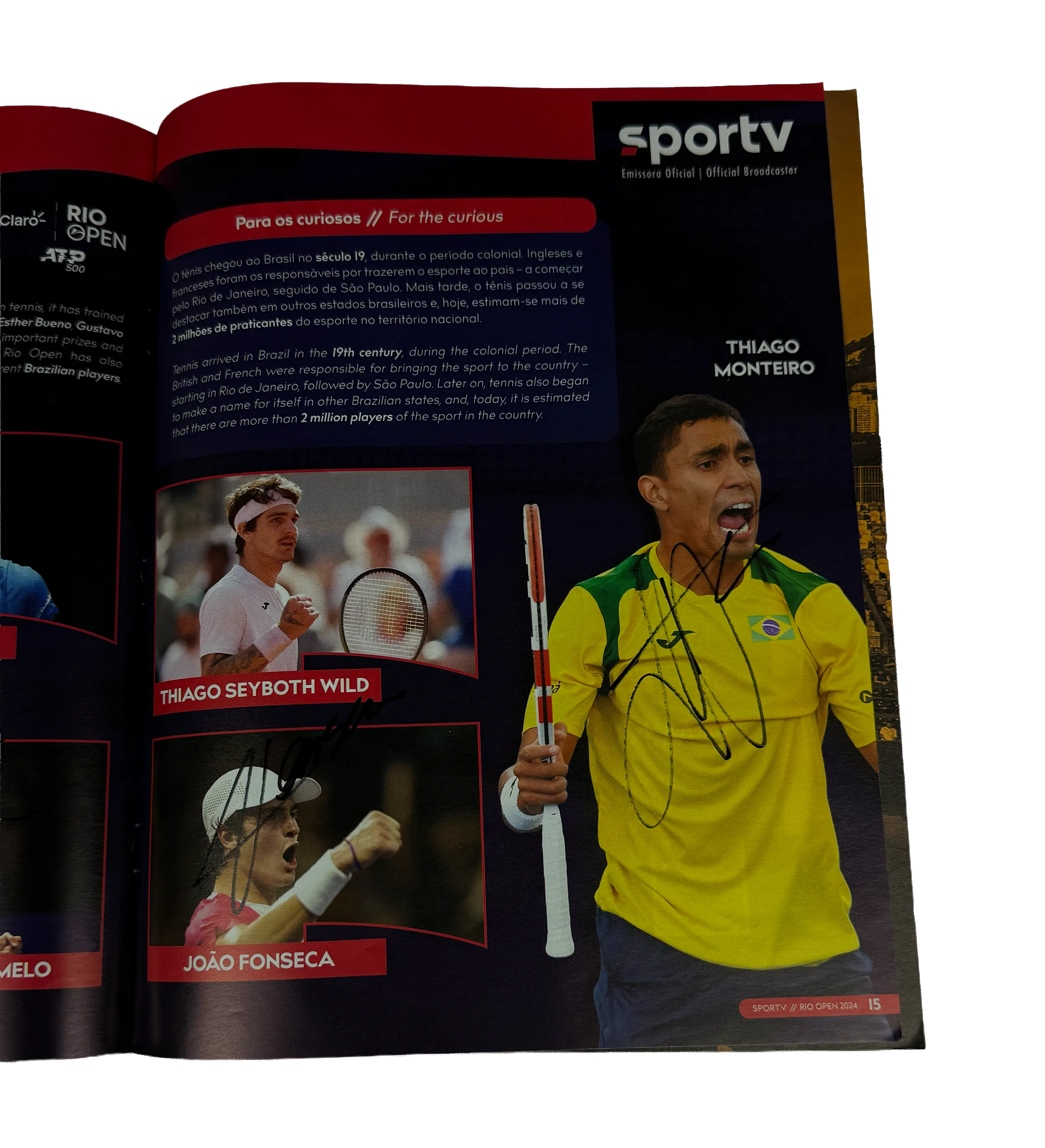 Álbum Oficial de Figurinhas Rio Open 10 Anos 2024 ATP 500 Autografado por Carlos Alcaraz, João Fonseca e Estrelas do Tênis Mundial — imagem 8 de 8