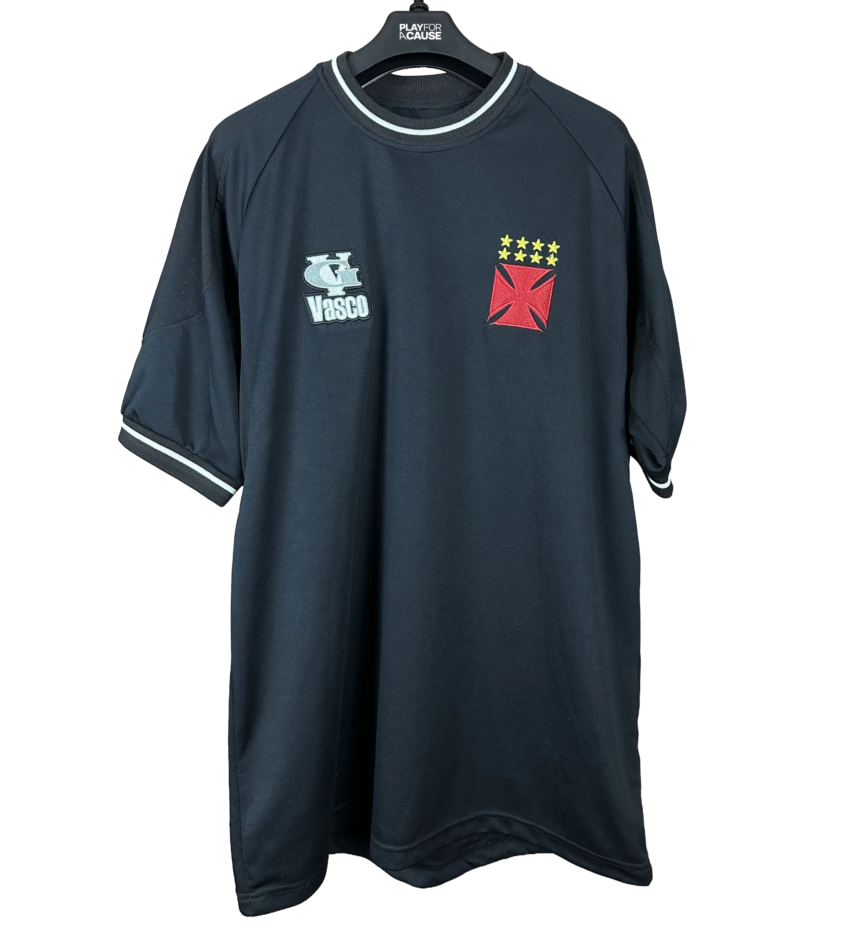 Camisa Vasco - Romario #11 - Preta - VG - Temporada 2001 - Autografada pelo Craque — imagem 1 de 2
