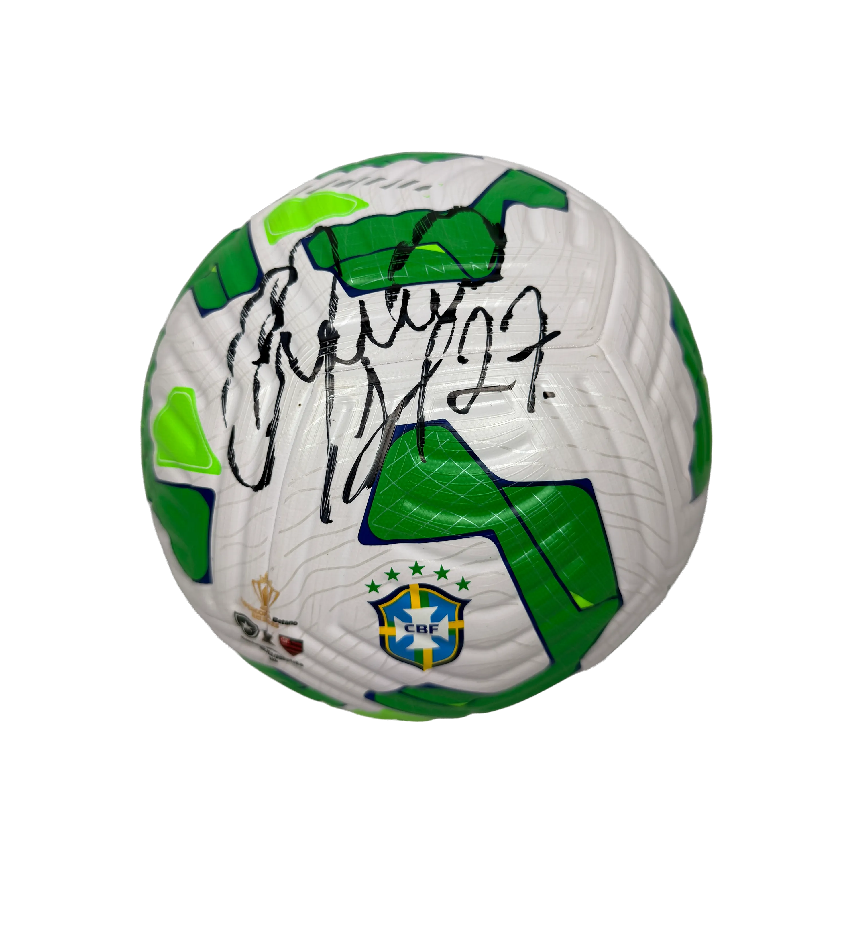 Balón Oficial de la Final de la Supercopa de Brasil 2025 – Flamengo 3-1 Botafogo – Preparado para Partido — imagem 2 de 2