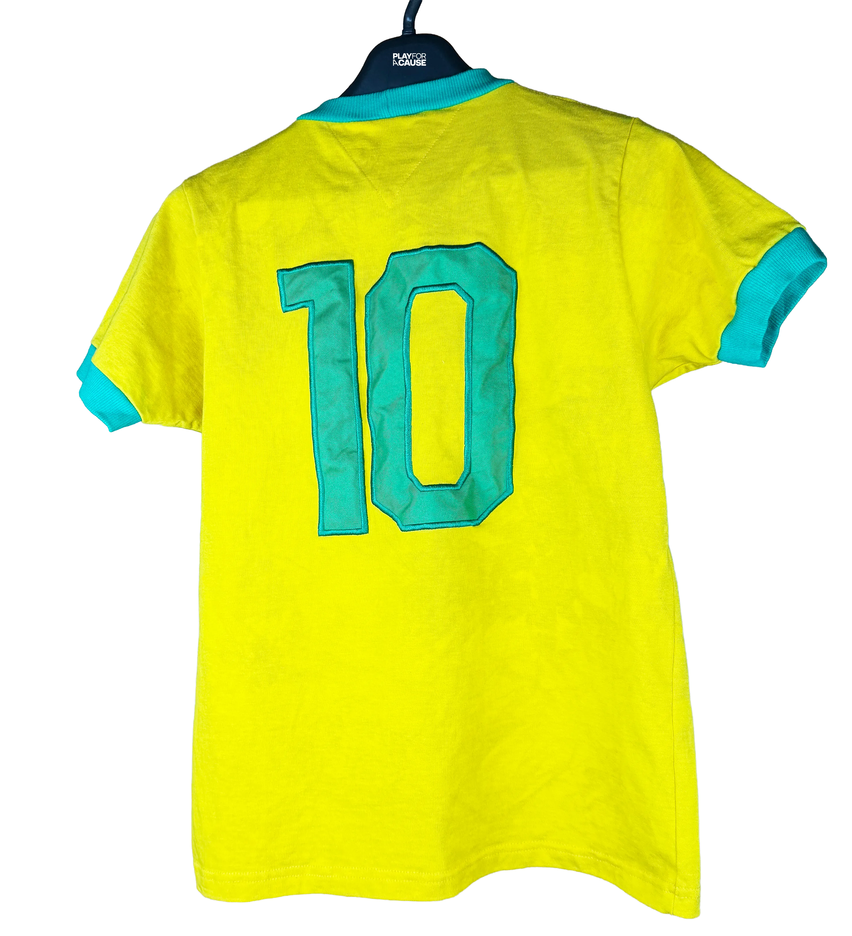 Camiseta Brasil Pelé Réplica Athleta 1970 Autografiada por los Campeones del Tri — imagem 2 de 7