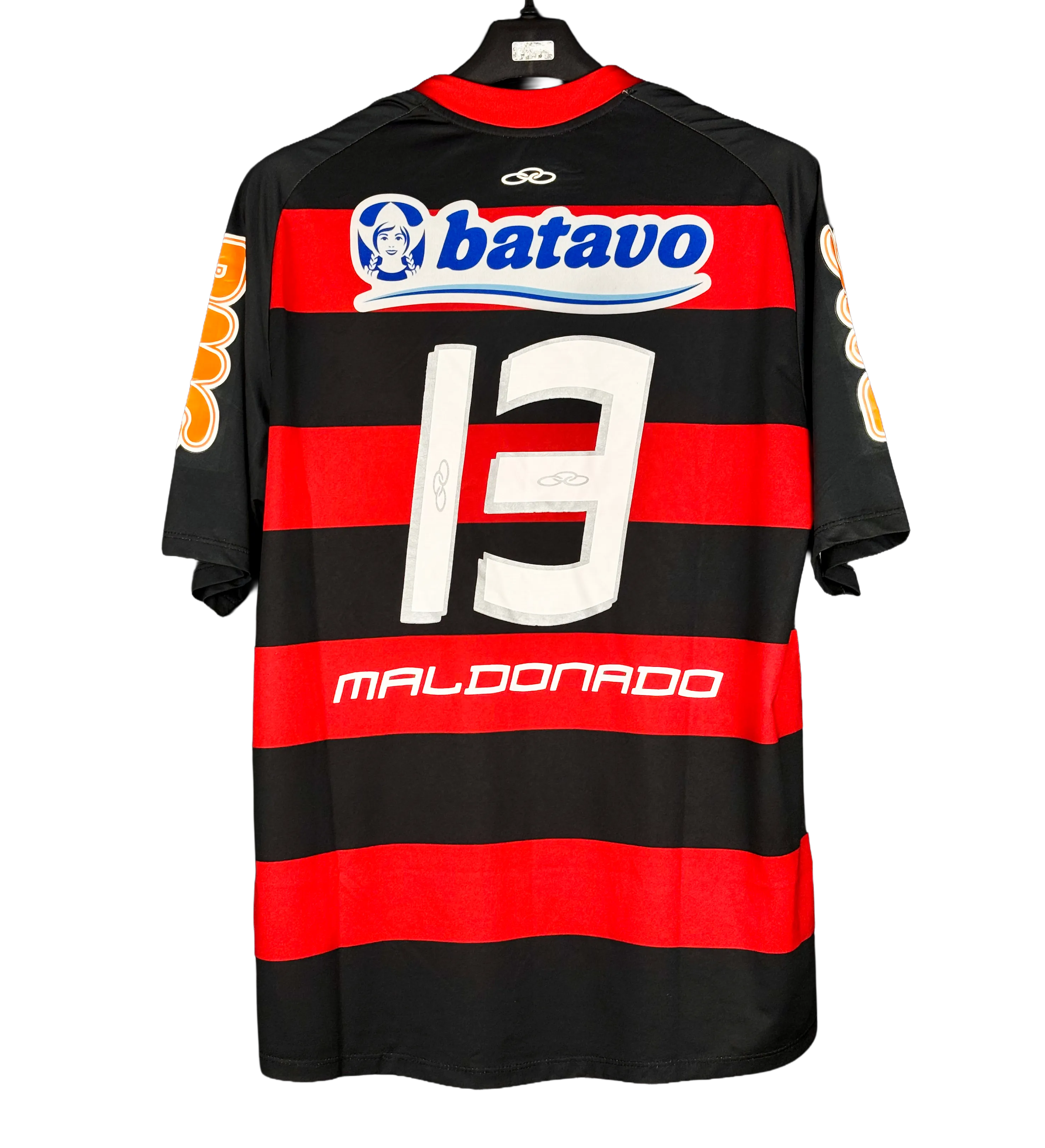 Clube de Regatas do Flamengo Jersey – Claudio Maldonado #13 – 2010 Brazilian Championship – Match Prepared – Signed by the Star Player — imagem 2 de 2