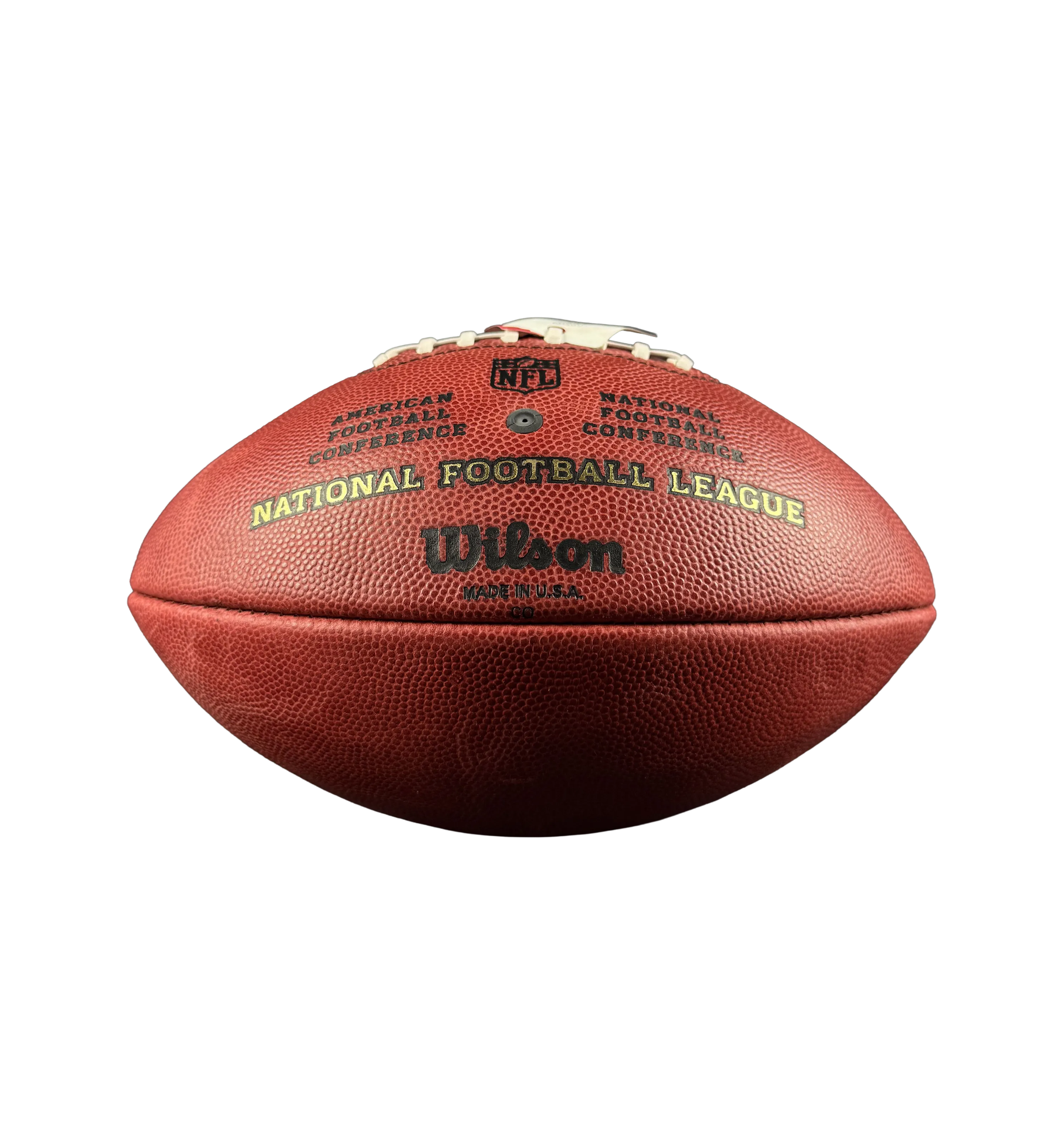Bola de Futebol Americano Wilson NFL Marshall Faulk Autografada pelo Ídolo — imagem 3 de 3