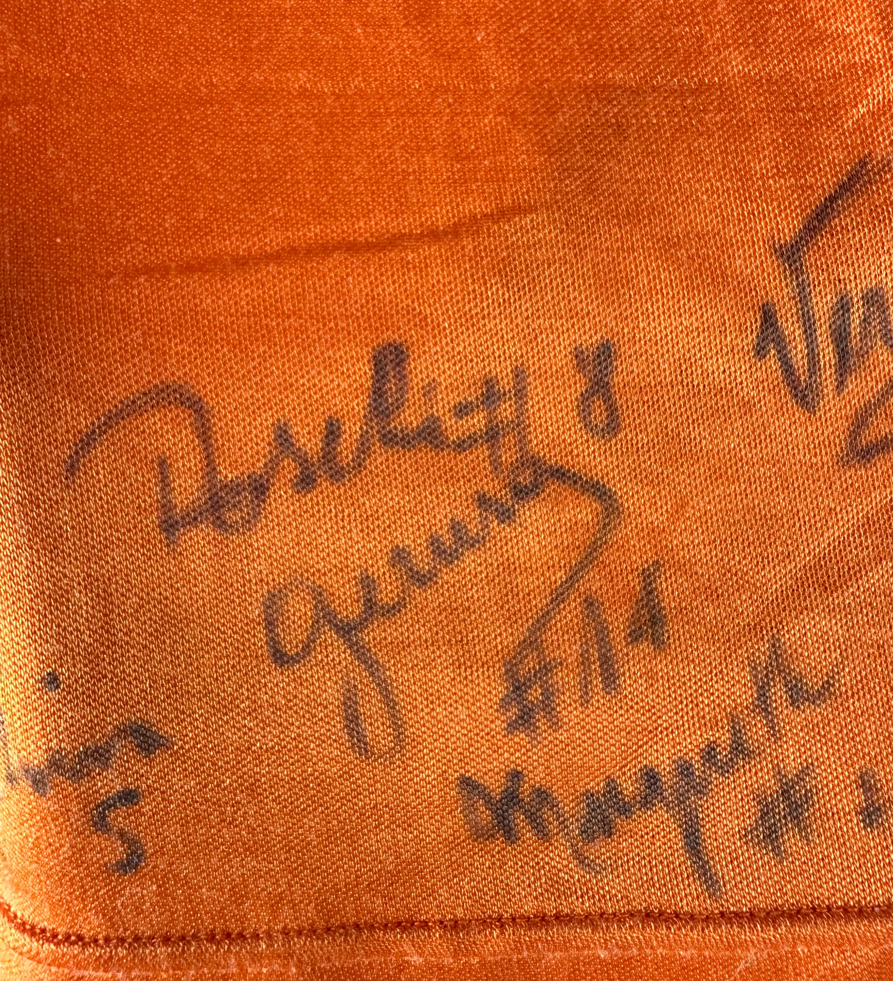 Camisa Vôlei Feminino AA Supergasbrás Década de 1980 Autografada pelo Elenco — imagem 5 de 6