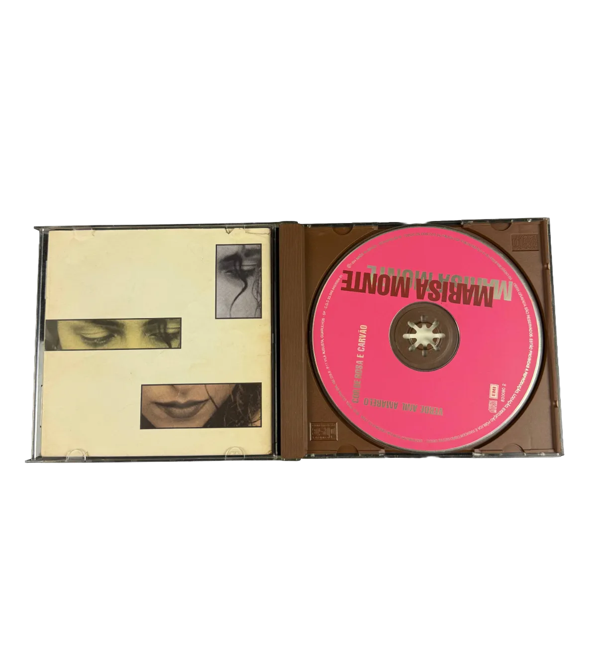 CD Autografado Marisa Monte Verde Anil Amarelo Cor de Rosa e Carvão 1994 — imagem 4 de 4