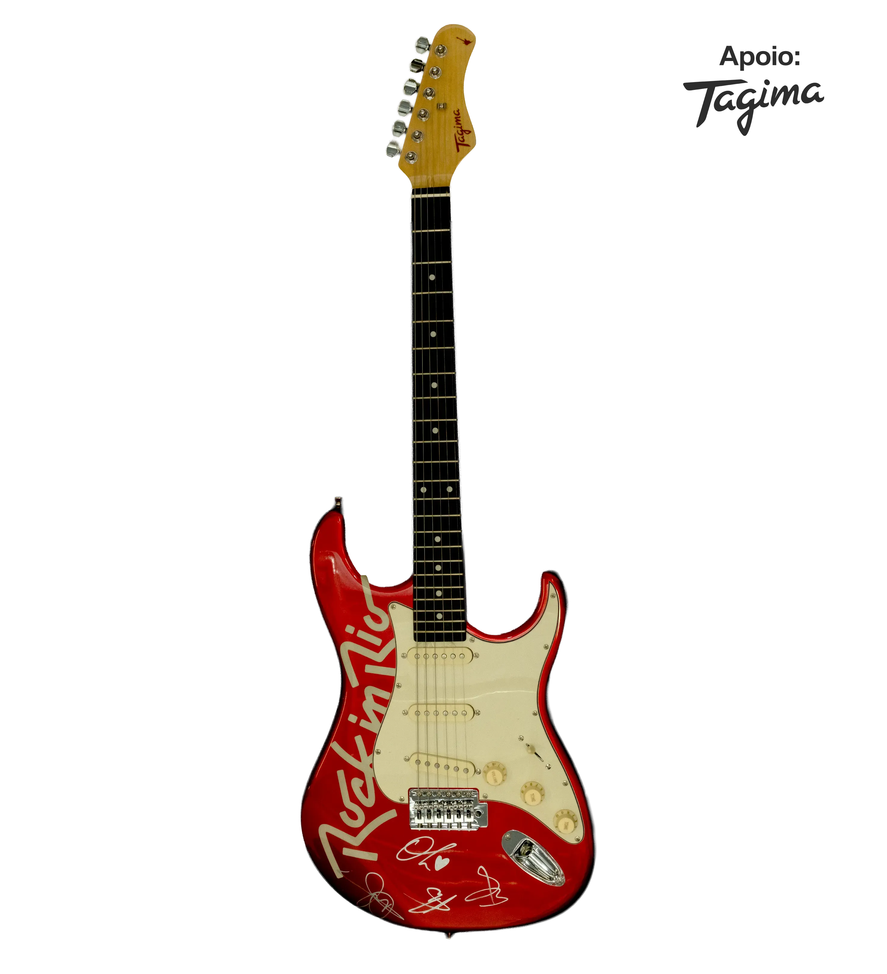 Guitarra Autografada Por Bring Me The Horizon + Baquetas Rock In Rio 2026 — imagem 7 de 7