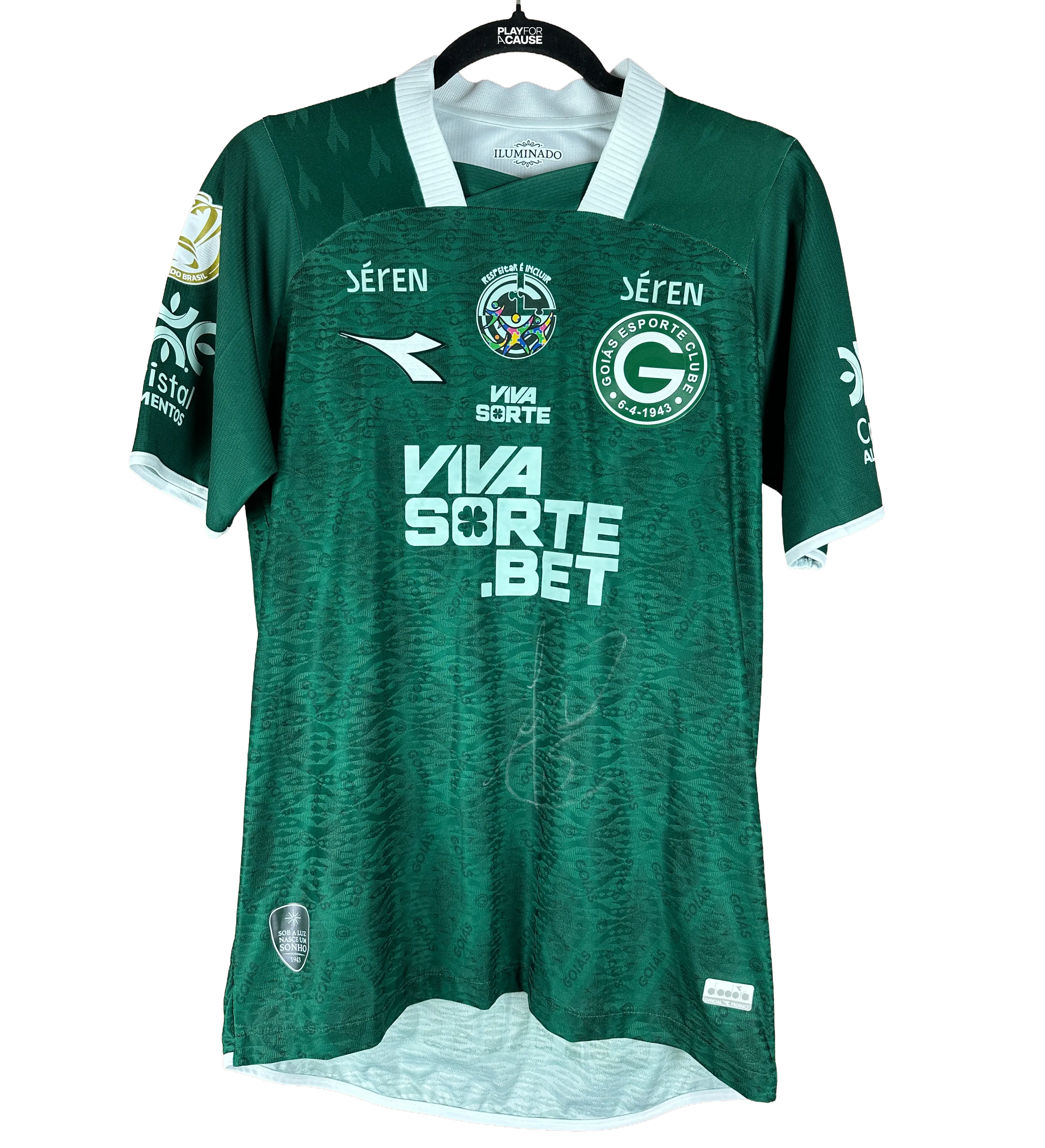 Camisa Goiás Filipe Machado Patch Respeitar é Incluir GEC x CRU Copa do Brasil 2026 — imagem 2 de 4