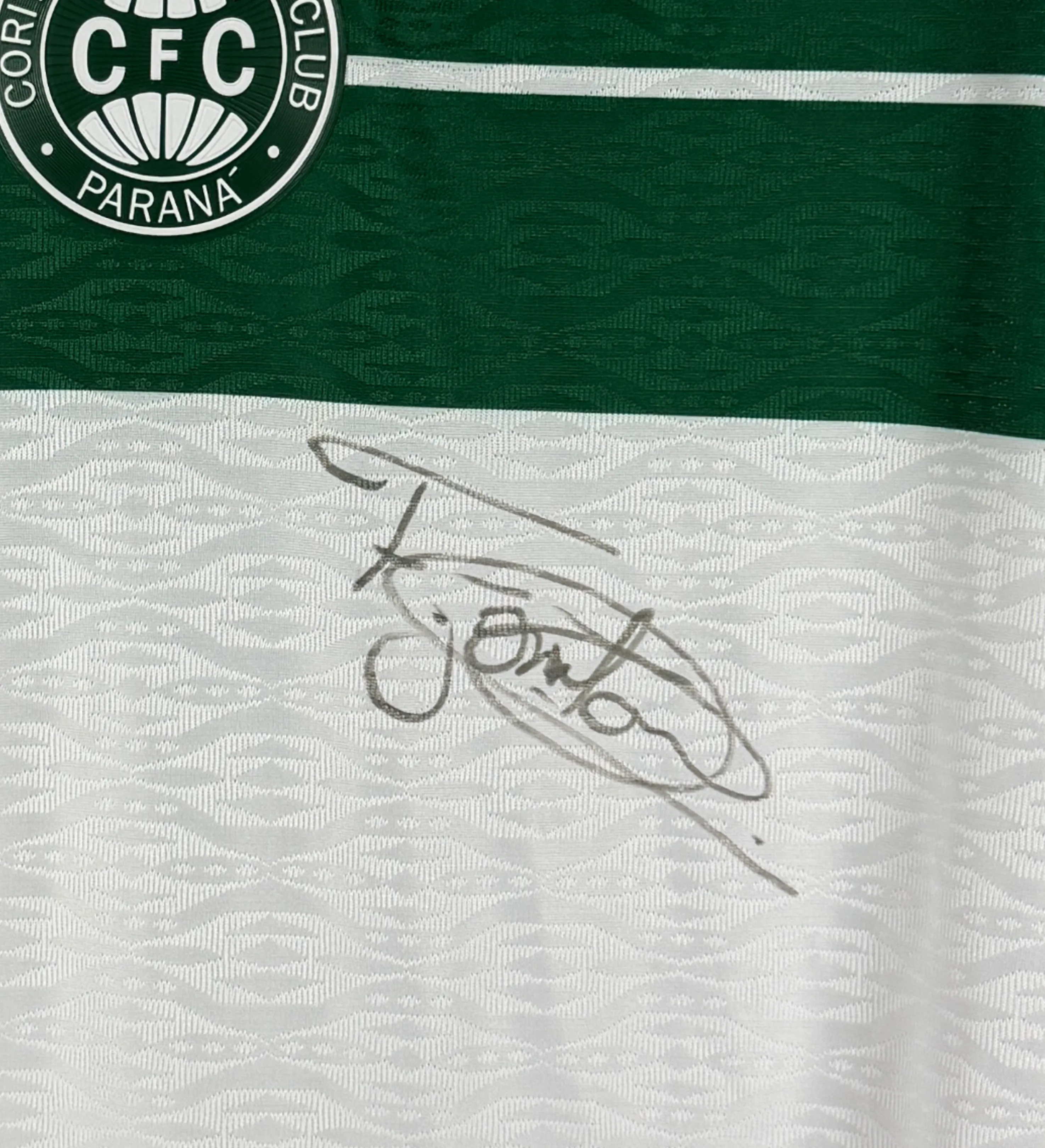 Camisa Coritiba Autografada Por Felipe Jonatan CFC x REM Brasileirão 2026  — imagem 3 de 7