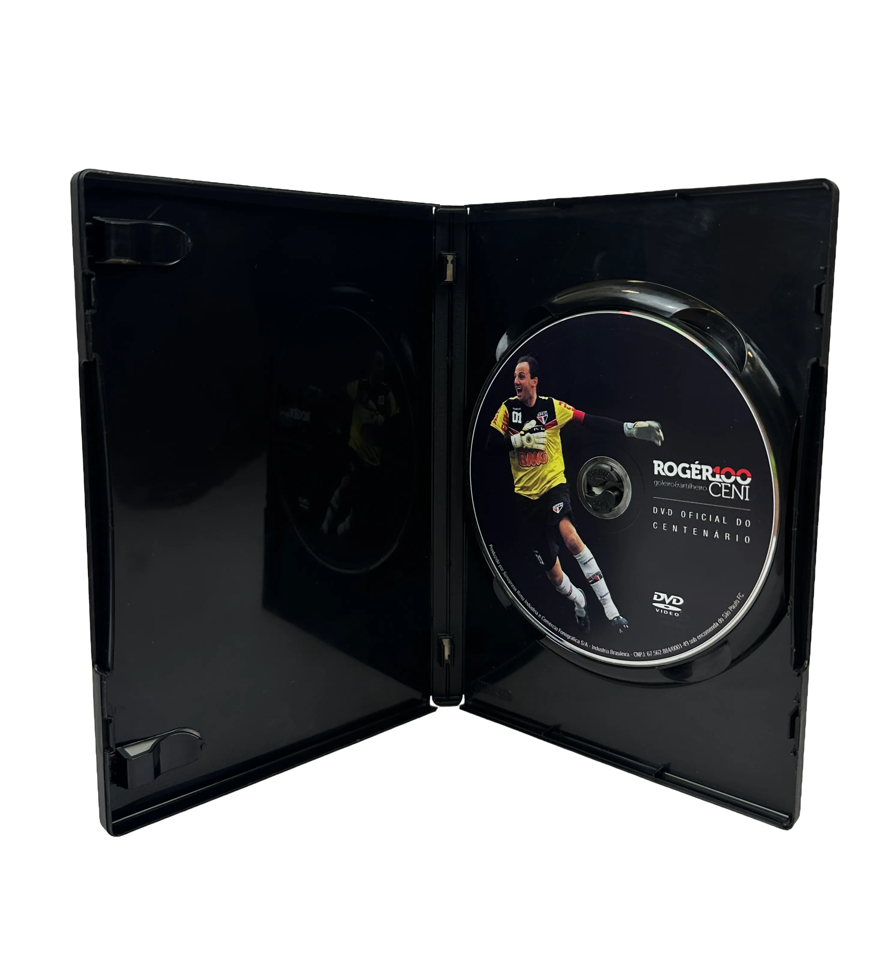 DVD Autografado Oficial Rogerio Ceni 100 Goleiro e Artilheiro Centenário 2011 — imagem 3 de 3