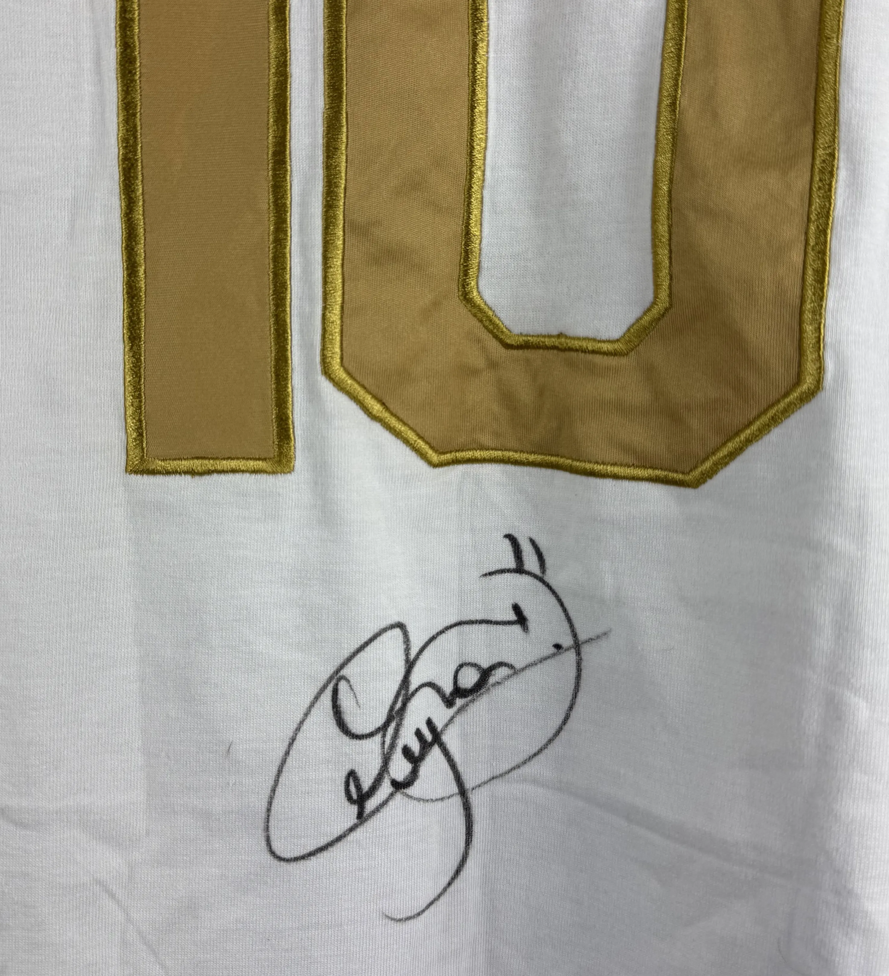 Santos Retro Shirt – Neymar – Tribute to Pelé’s 1000 Goals – Signed by the Star — imagem 3 de 3