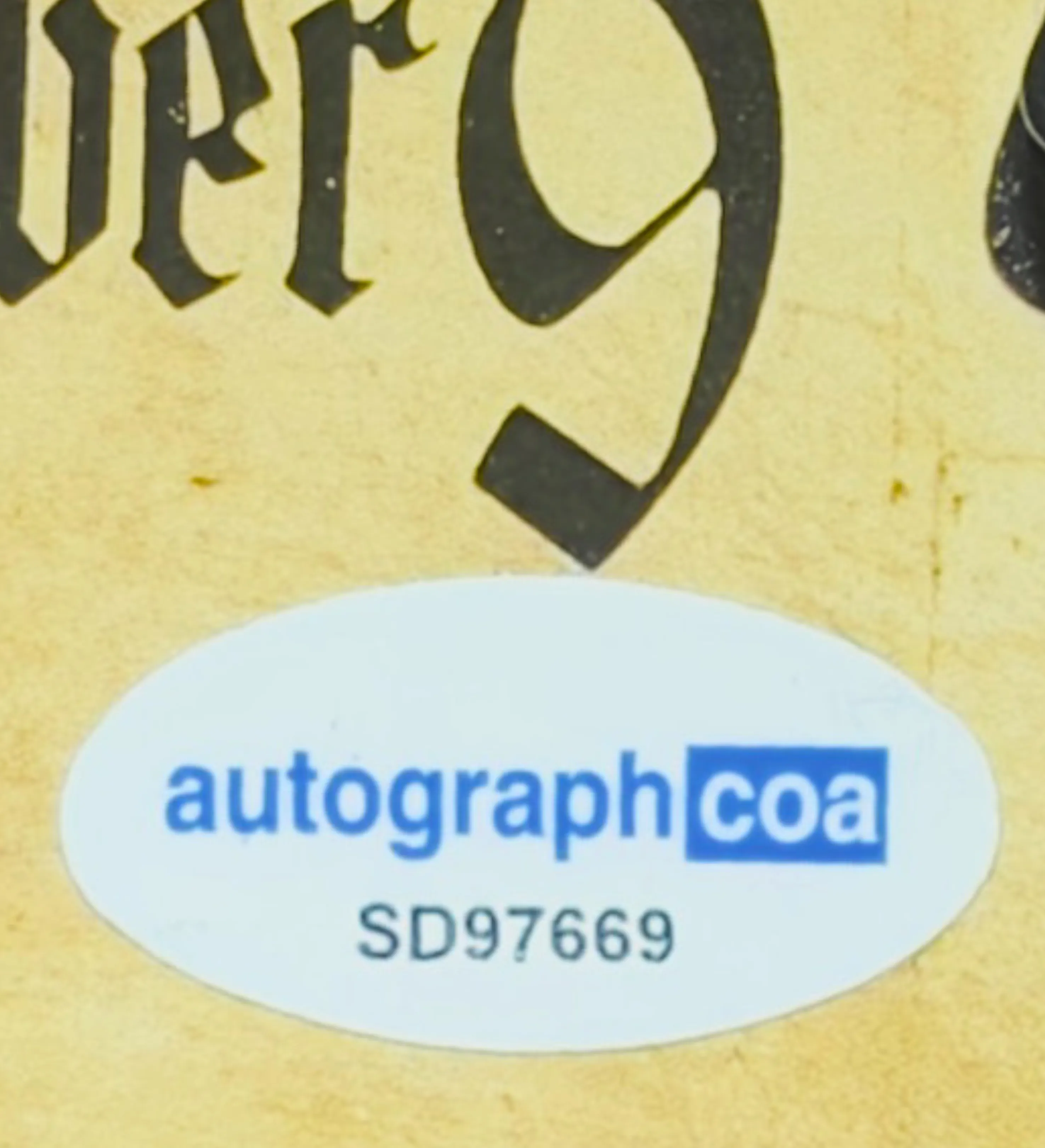 Guitarra Ozzy Osbourne – Firmada por el Ídolo del Rock – Certificación Internacional — imagem 8 de 8