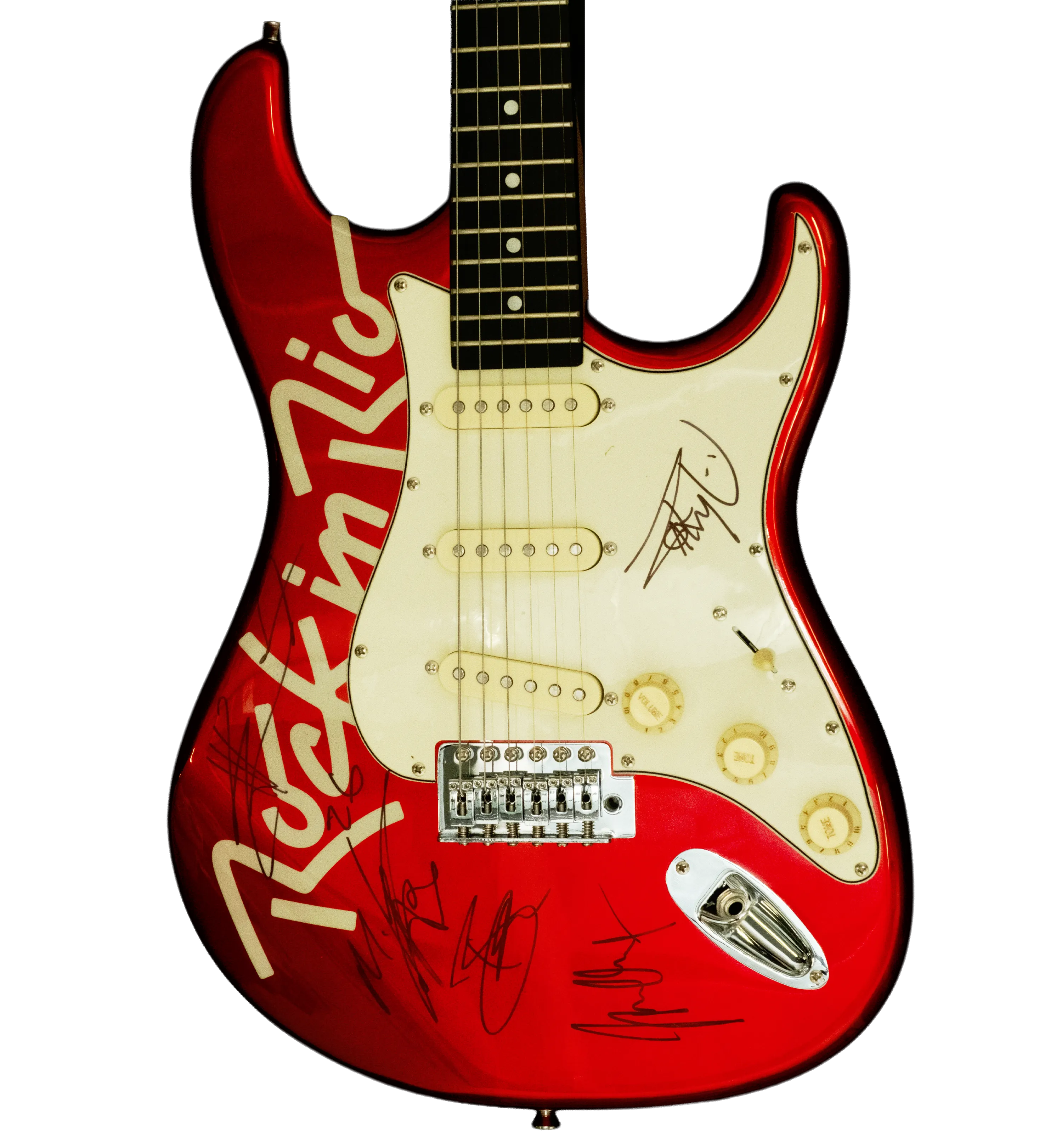 Avenged Sevenfold autographed guitar — imagem 2 de 2