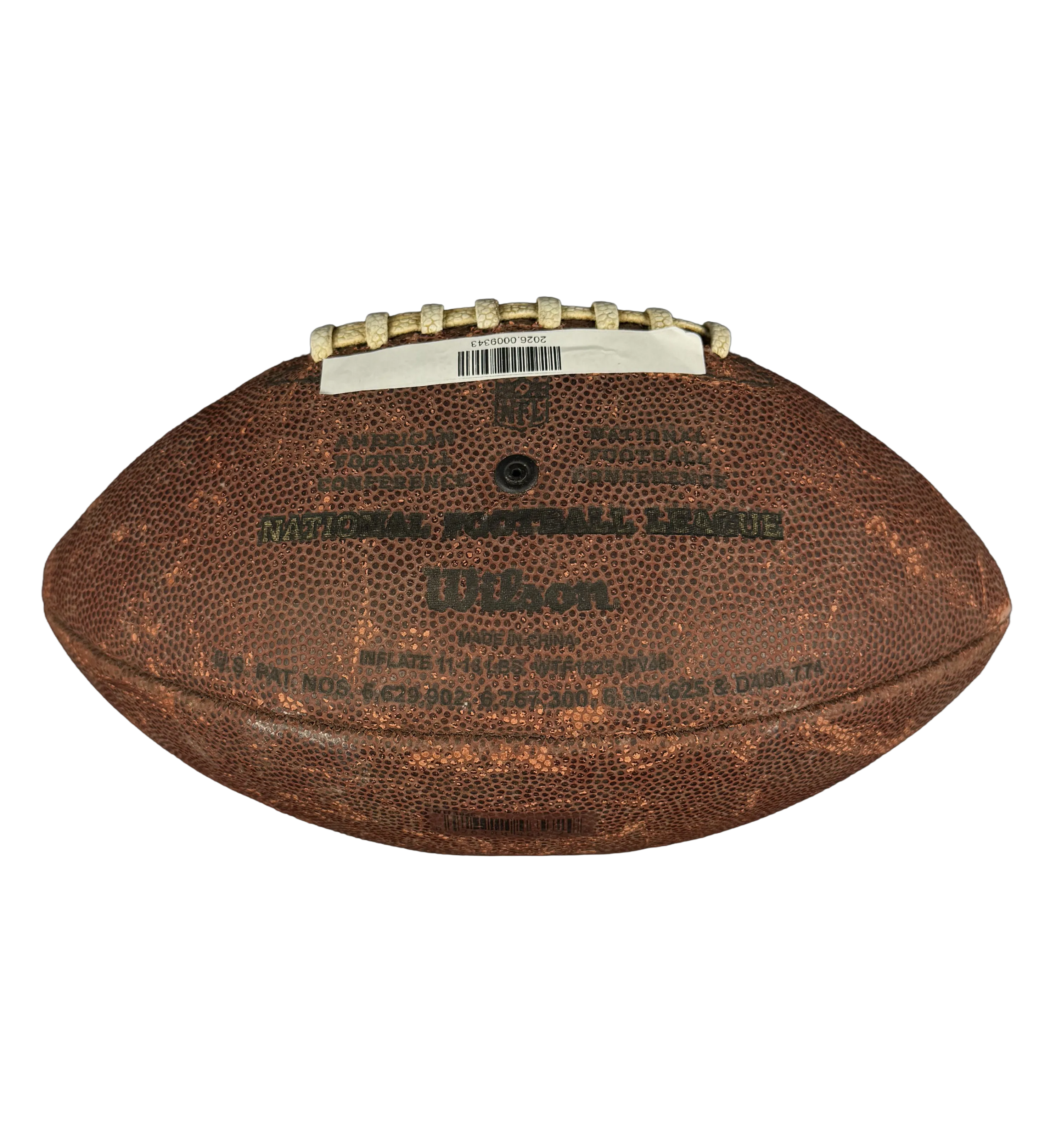 Bola NFL - Wilson - Professional Composite - Autografada por Tom Brady - 7 Vezes Campeao do SuperBowl e 5 Vezes MVP — imagem 3 de 3