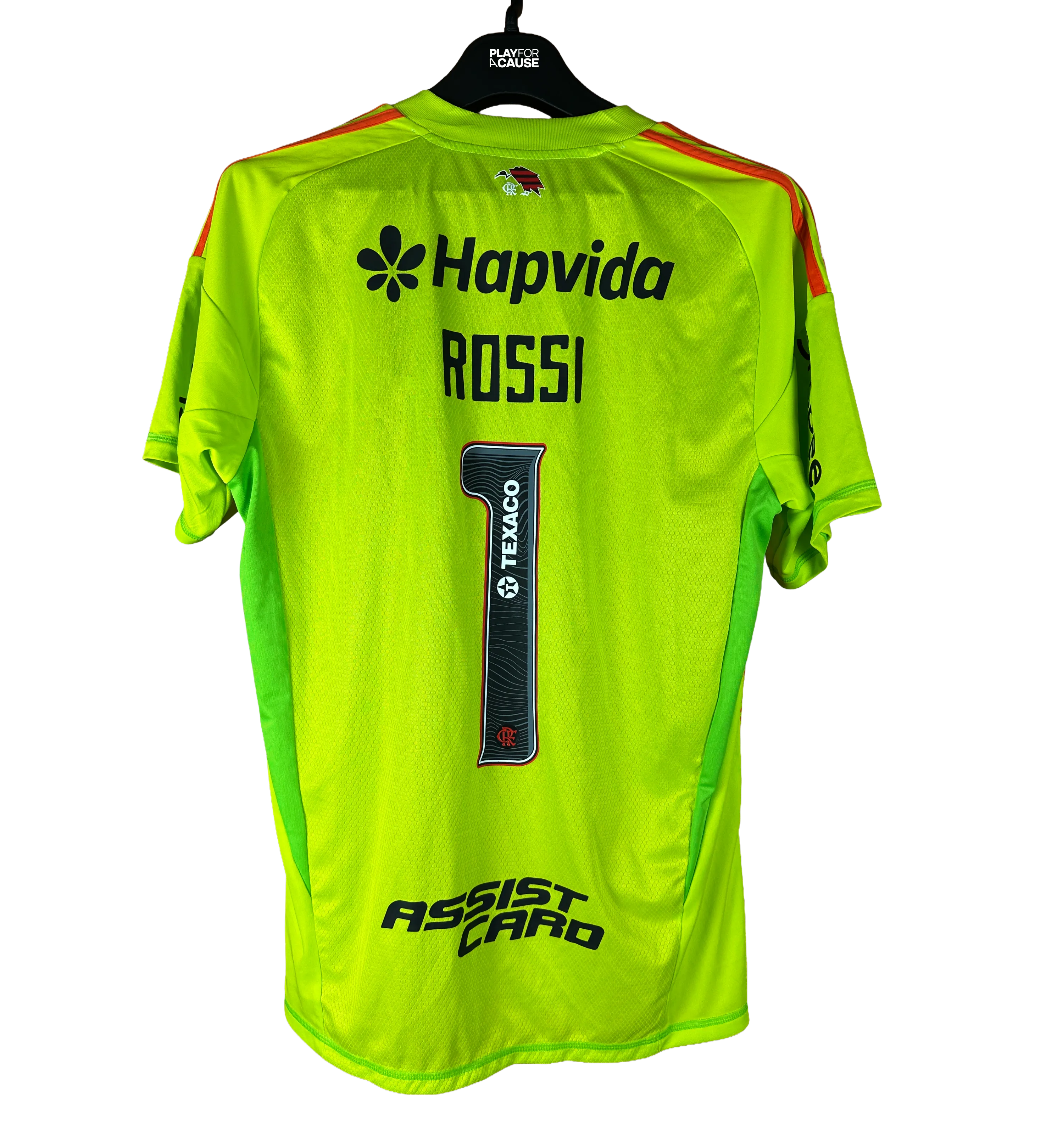 Camisa Flamengo Rossi Goleiro Autografada por Todo o Elenco — imagem 2 de 3
