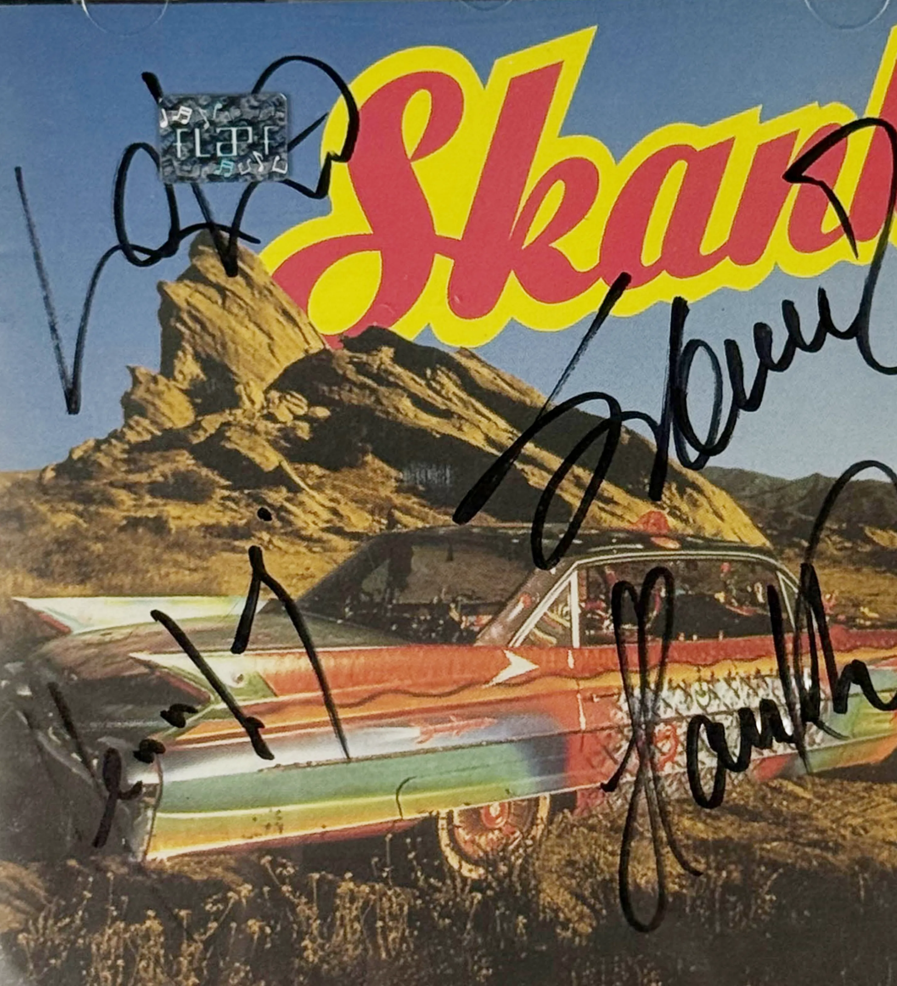 CD Skank - Maquinarama - 1993 - Autografado por Samuel Rosa / Lelo Zaneti / Haroldo Ferretti e Henrique Portugal — imagem 2 de 4
