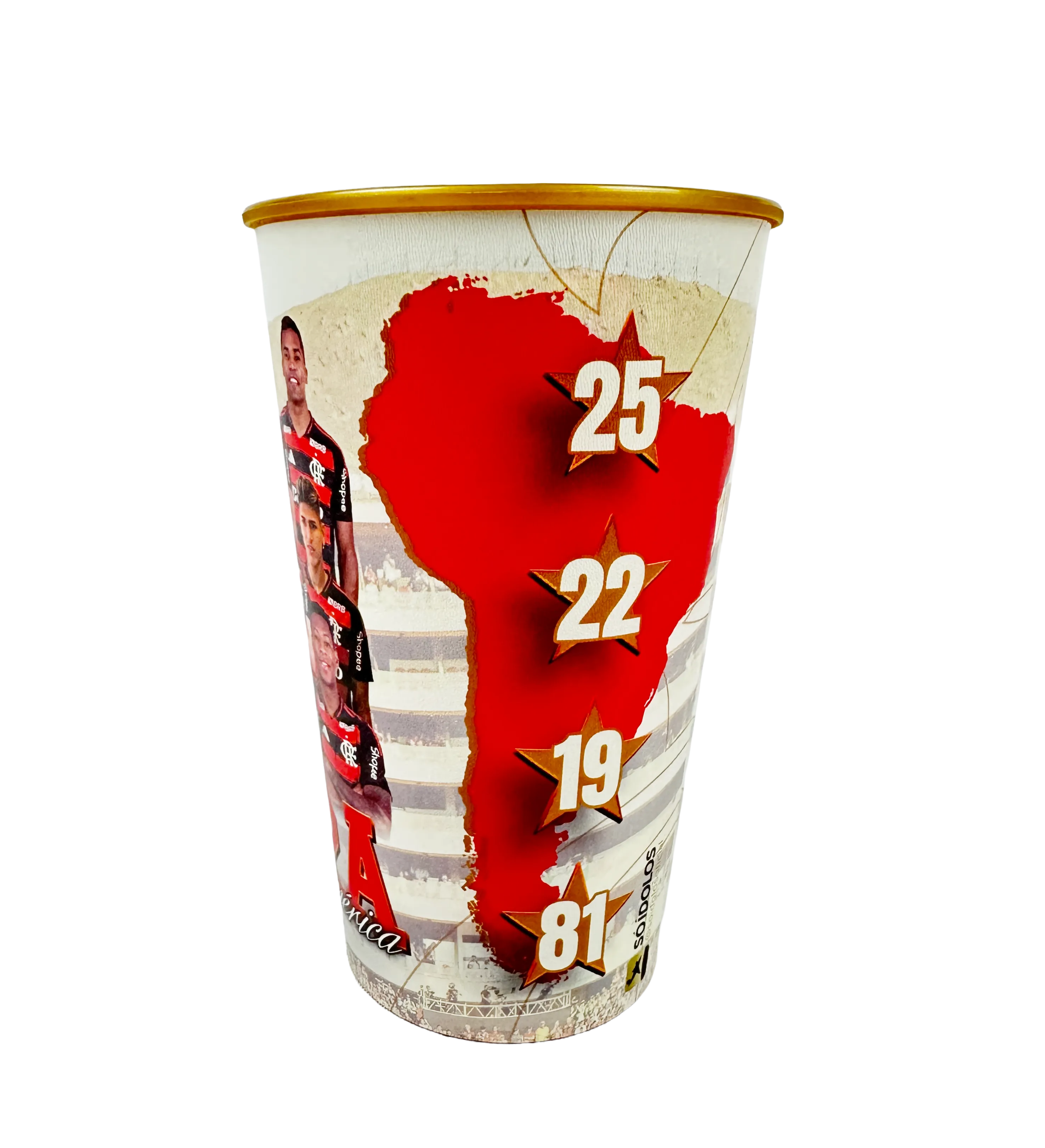 Flamengo 4-Time Libertadores Champion Squad Cup Autographed by Arrascaeta — imagem 3 de 4
