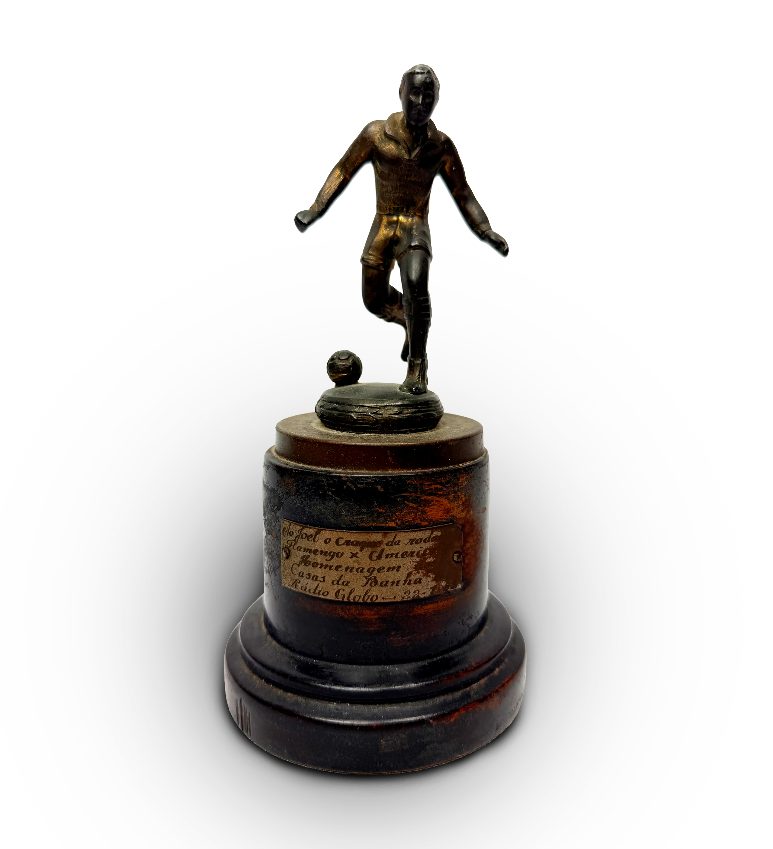Troféu Entregue Ao Joel 1962 Flamengo x América Homenagem Das Casas Da Banha — imagem 1 de 1