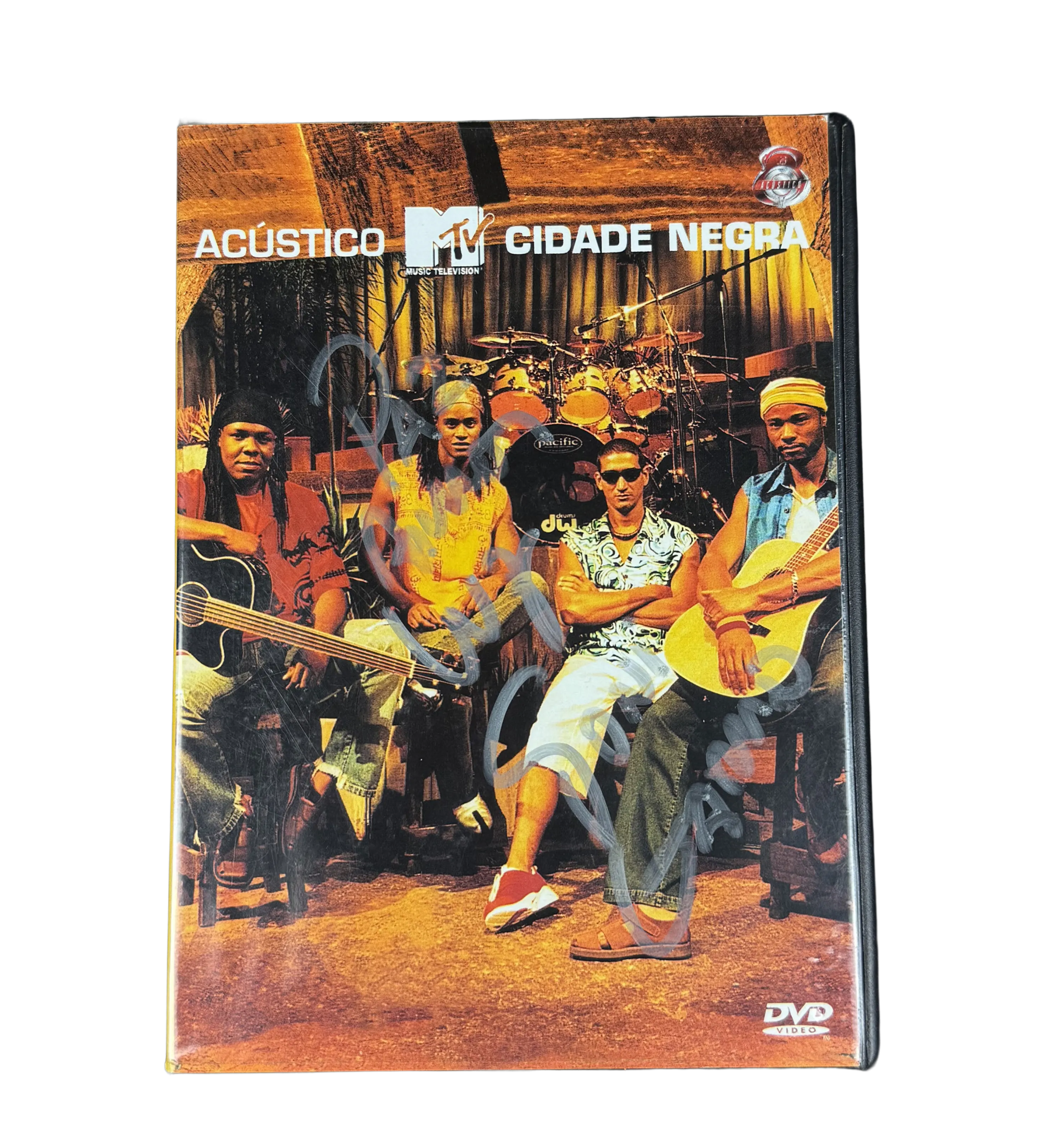 DVD Autografada Cidade Negra Acústico MTV 2001 — imagem 1 de 3