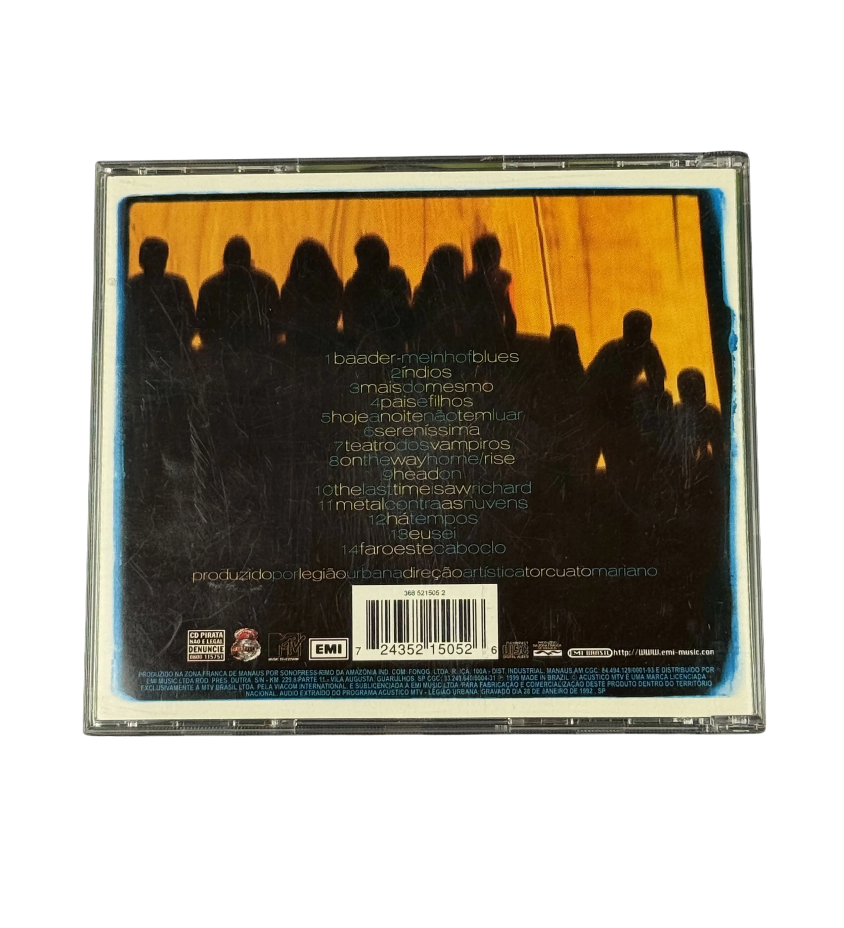 CD Legiao Urbana - MTV Acustico - 1999 - Autografado por Marcelo Bonfa e Dado Villa Lobos — imagem 3 de 3