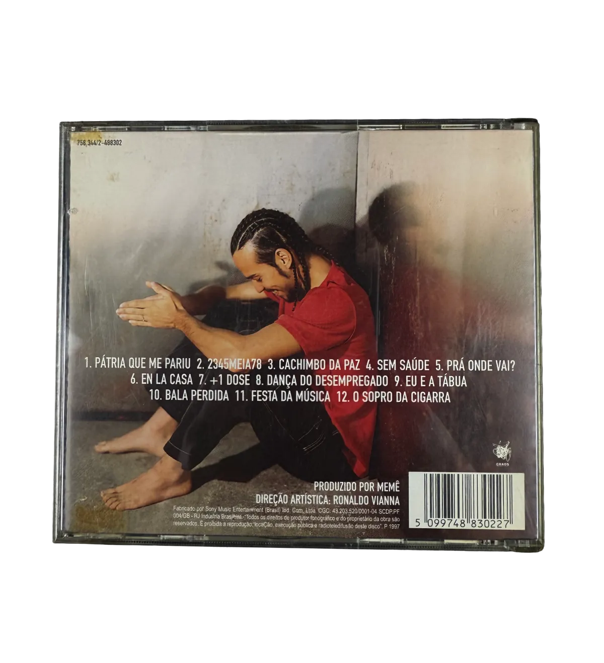 CD - Gabriel O Pensador - Quebra Cabeca - 1997 - Autografado pelo Cantor — imagem 2 de 4