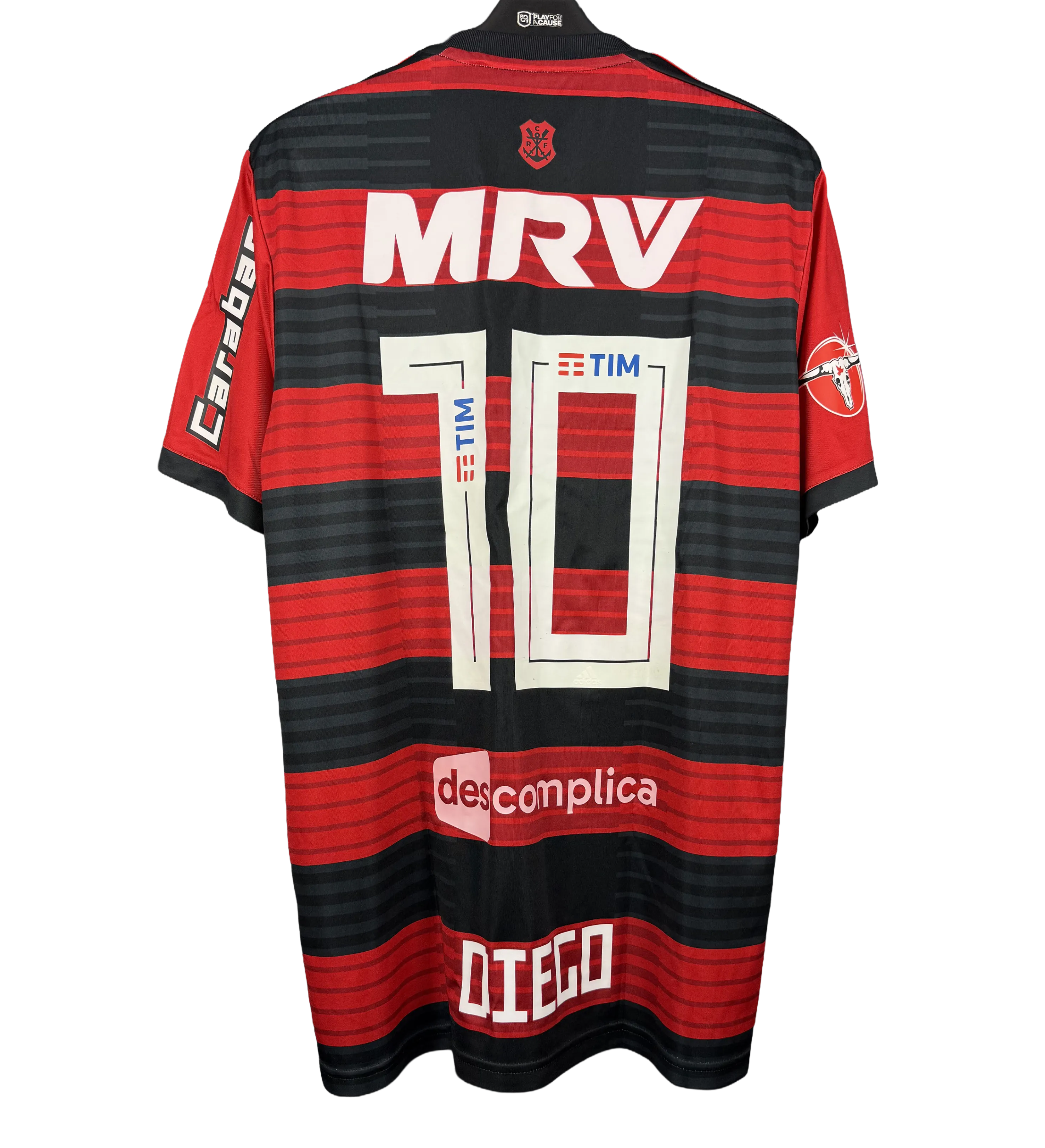 Camisa Flamengo Autografada Pelo Diego Ribas Brasileirão 2018 — imagem 2 de 2