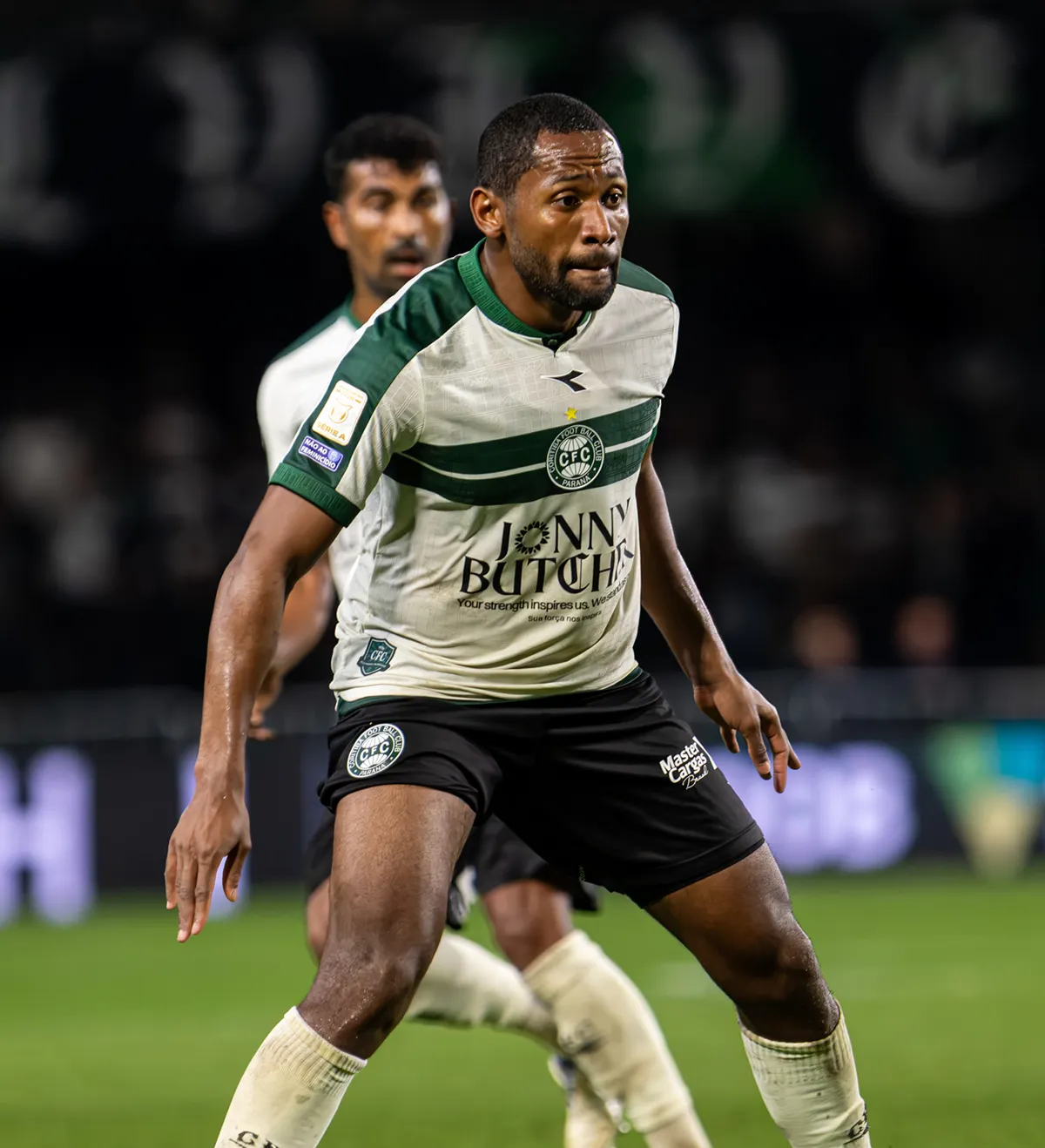 Camisa Coritiba Tinga Especial Jonny Butcher CFC 2 x 1 CHA Brasileirão 2026 Usada e Autografada Pelo Jogador — imagem 1 de 3
