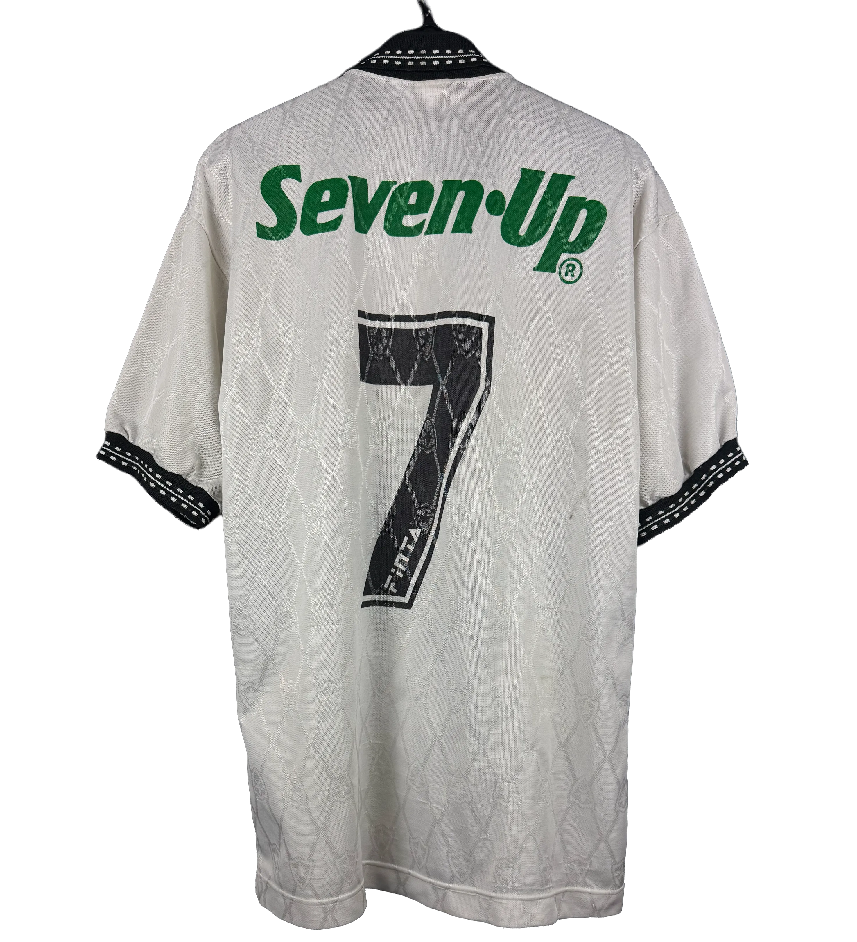 Official Botafogo de Futebol e Regatas Kit (White Shirt + Black Shorts) – Túlio Maravilha #7 – 1995 Season – Brazilian Champion – Signed by the Club Legend — imagem 5 de 8
