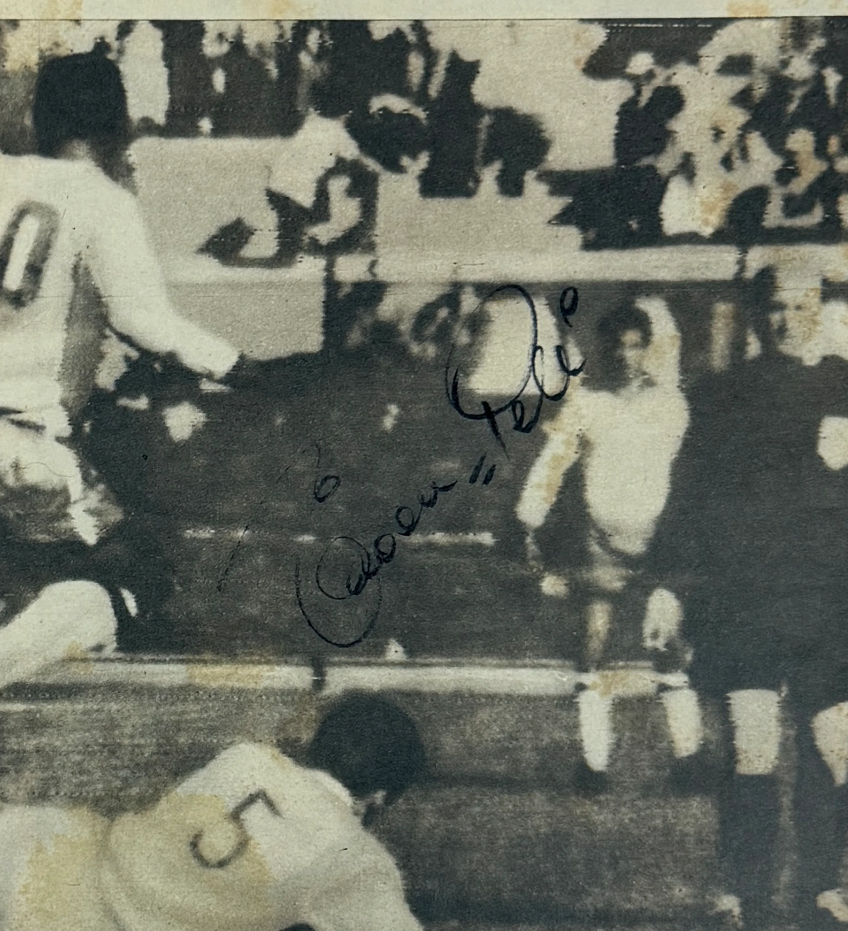 Encarte da Revista O Cruzeiro Copa do Mundo de 1962 Brasil x Tchecoslováquia 16/06/1962 Autografado por Pelé — imagem 3 de 3