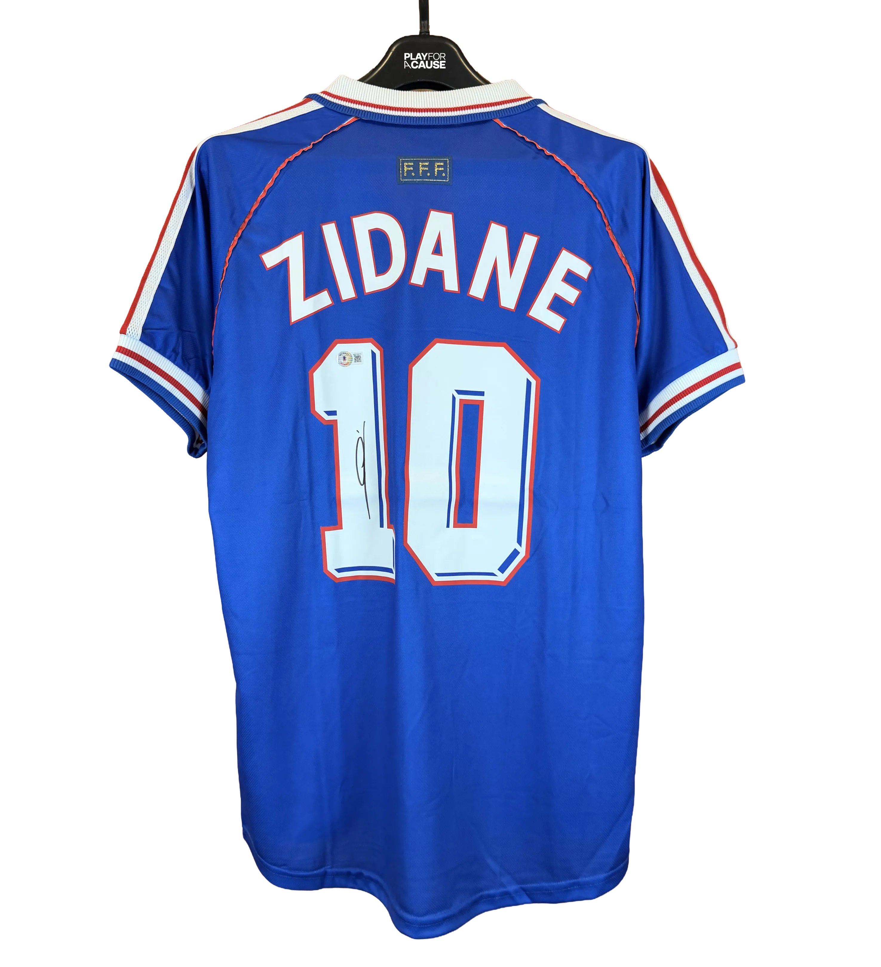 Camisa França - Zidane - Campeão Mundial 1998 - Autografada Pelo Craque — imagem 2 de 4