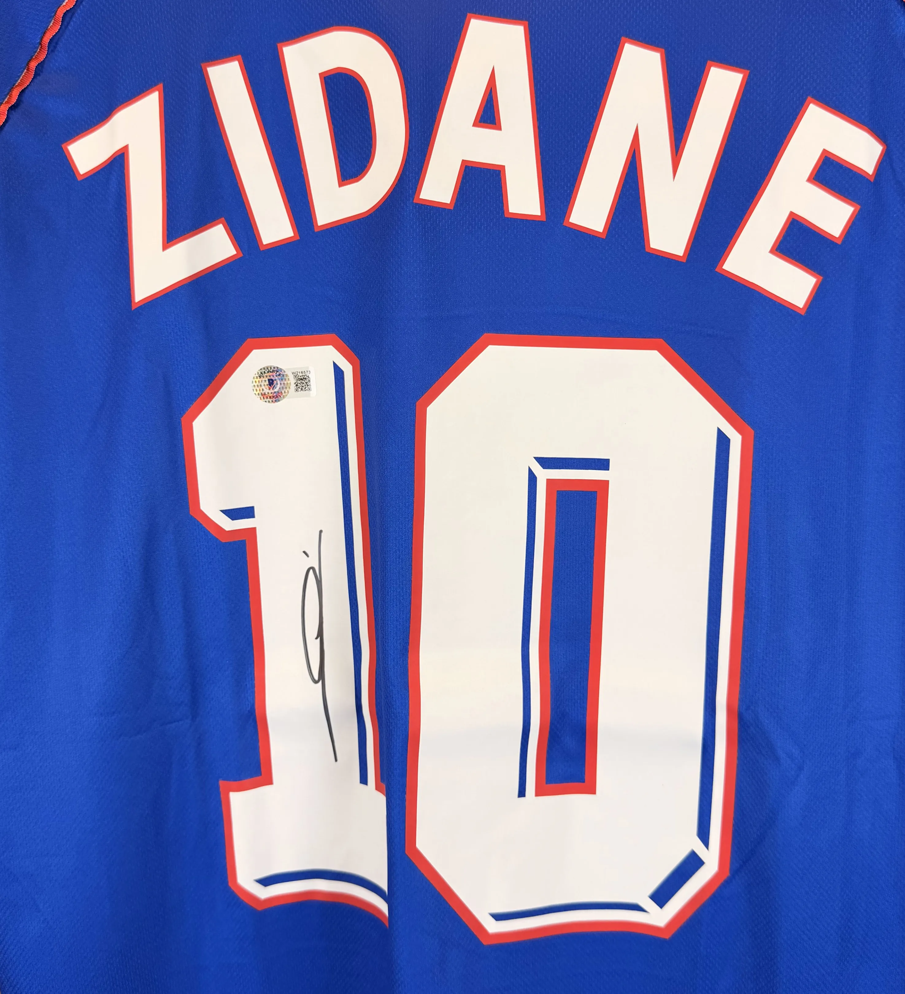 Camisa França - Zidane - Campeão Mundial 1998 - Autografada Pelo Craque — imagem 3 de 4
