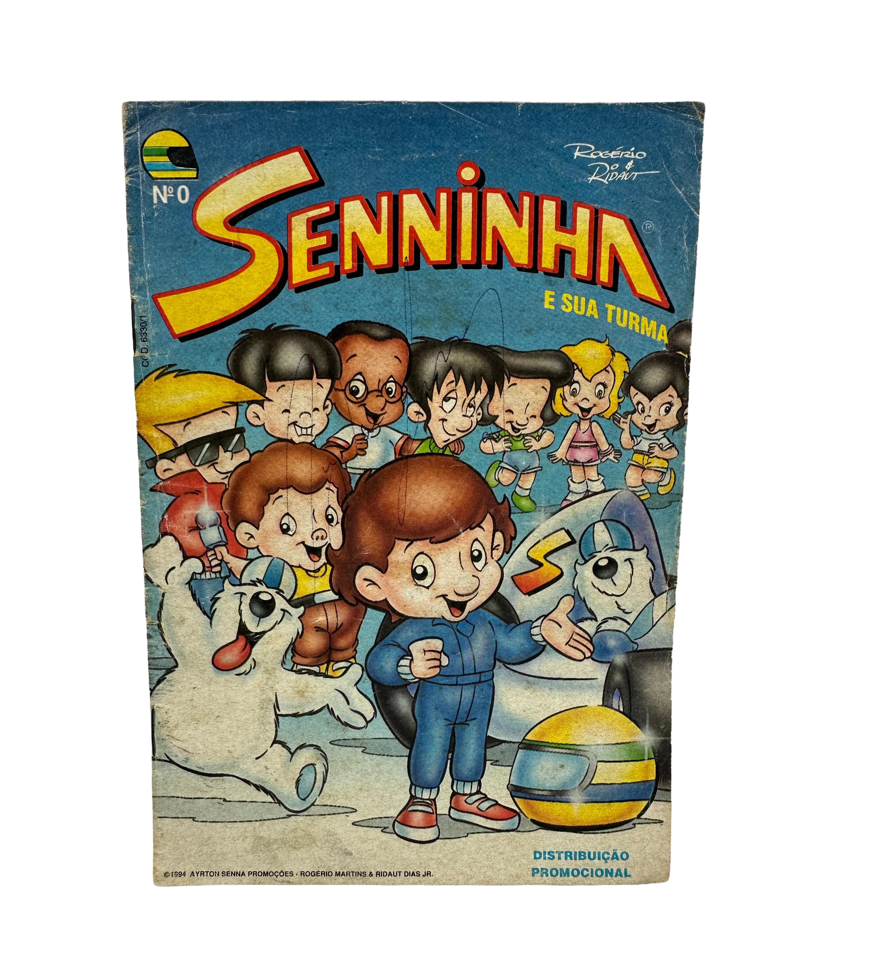 Senninha Magazine – No. 0 – 02/22/1994 – Promotional Edition – Signed by Ayrton Senna + Photo of the Legend — imagem 2 de 3