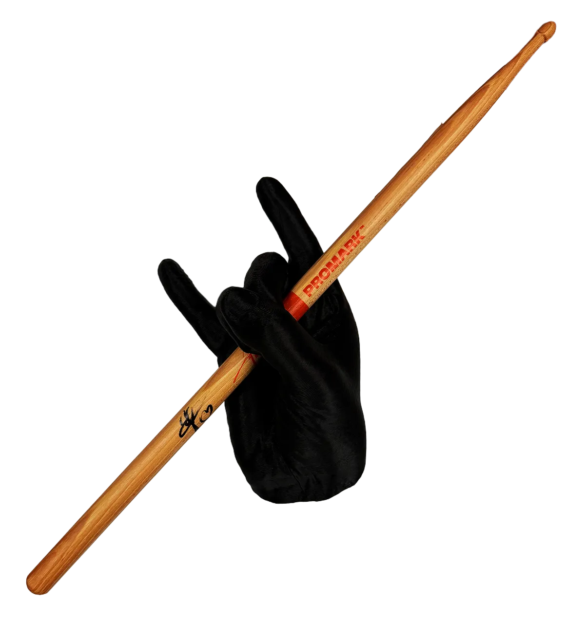 Baqueta Promark Hickory Anika Nilles Rush Autografado Pela Baterista do Rush em 2025 + Suporte para Baqueta Heavy Metal — imagem 1 de 5