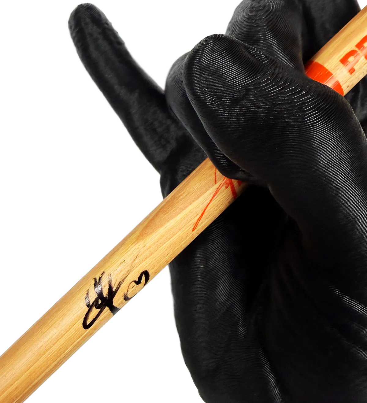 Baqueta Promark Hickory Anika Nilles Rush Autografado Pela Baterista do Rush em 2025 + Suporte para Baqueta Heavy Metal — imagem 2 de 5