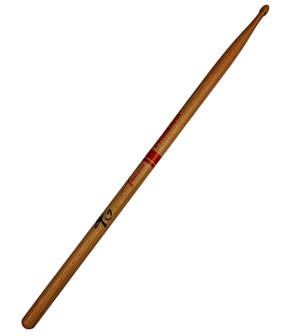 Baqueta Promark Hickory Anika Nilles Rush Autografado Pela Baterista do Rush em 2025 + Suporte para Baqueta Heavy Metal — imagem 4 de 5