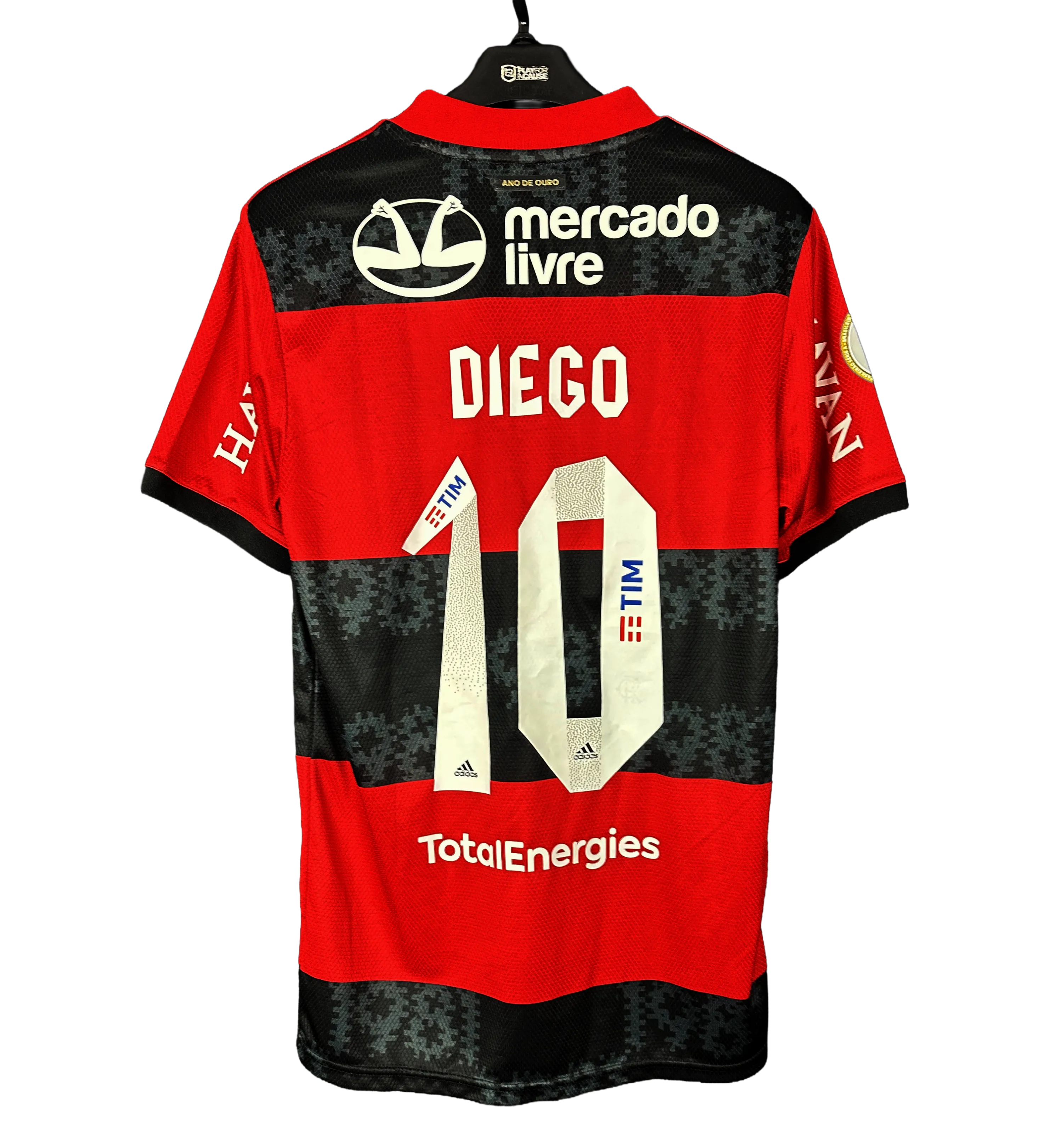 Camisa Flamengo Diego Ribas Brasileirão 2021 — imagem 2 de 2