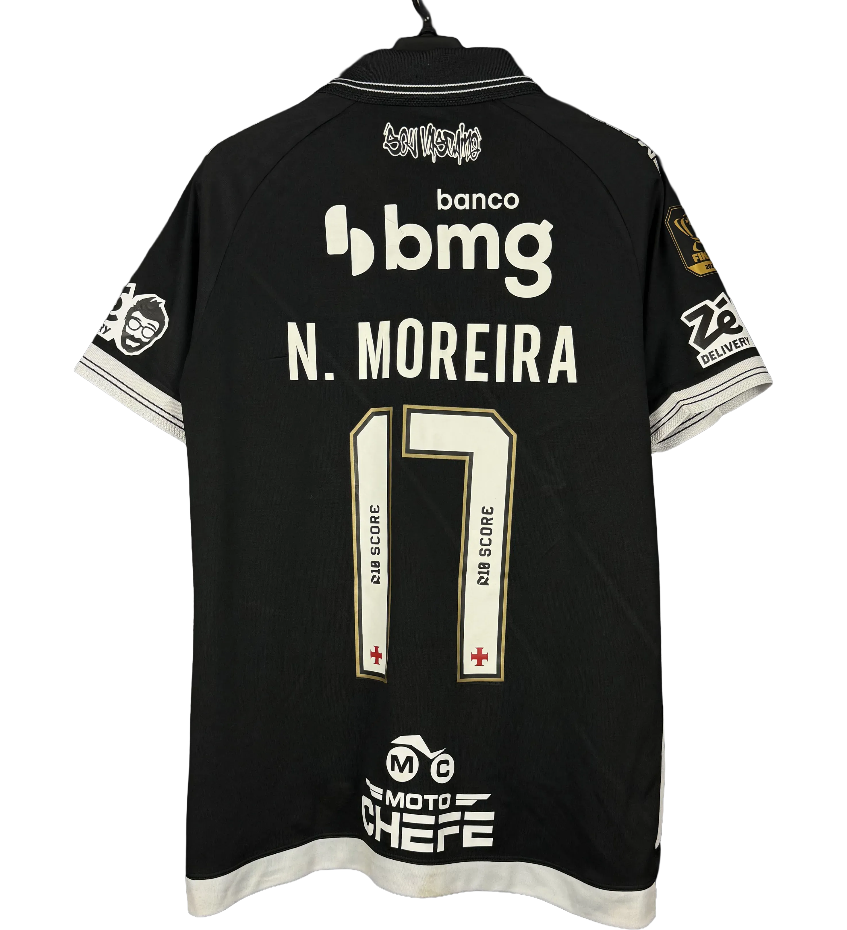 Vasco Jersey – Nuno #17 – 2025 Copa do Brasil Final – Vasco vs Corinthians – 2nd Leg – Multi-Signed — imagem 2 de 3