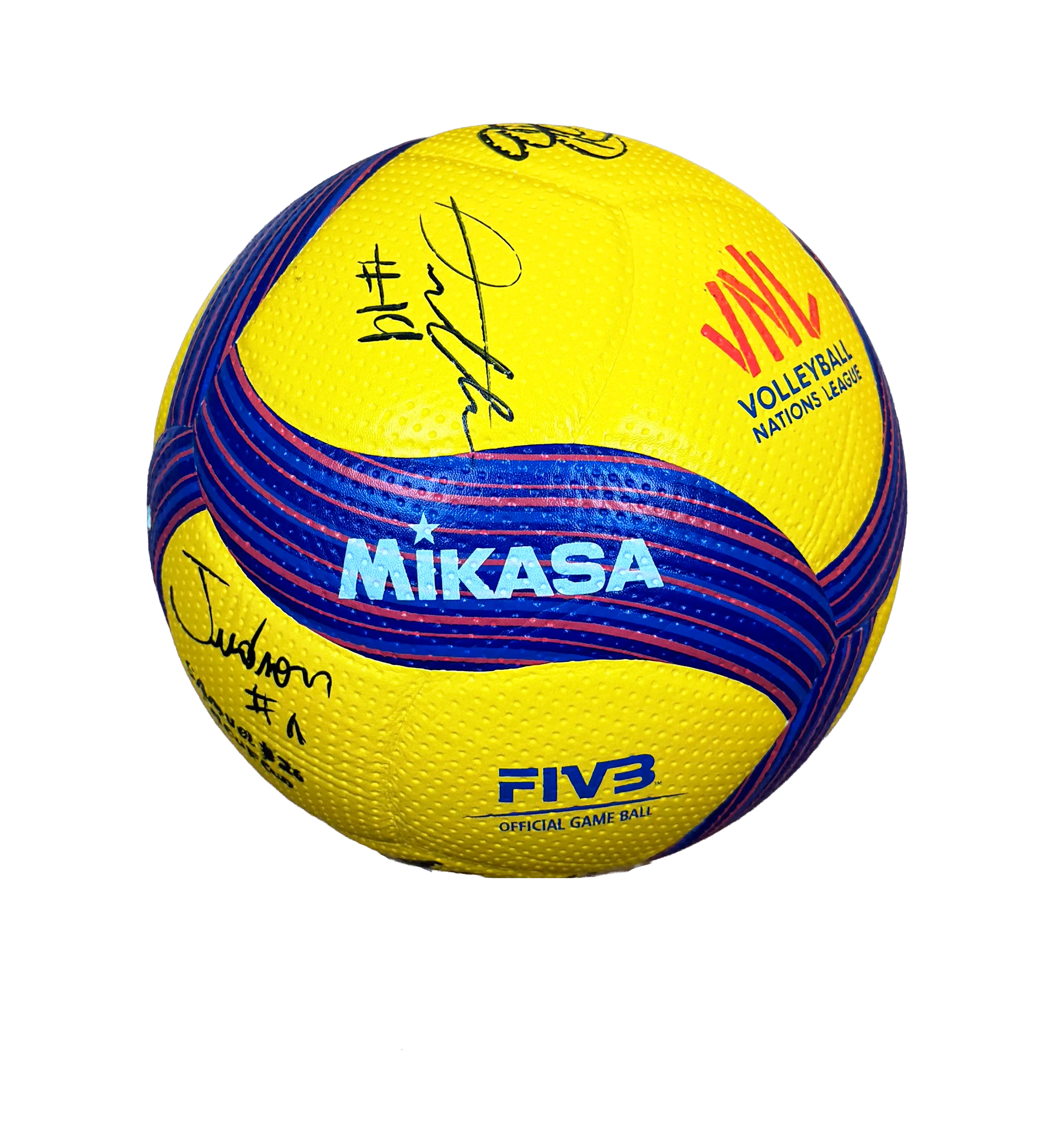 Balón Oficial de la Liga de Naciones de Voleibol (VNL) – Firmado por los Atletas Brasileños — imagem 5 de 8