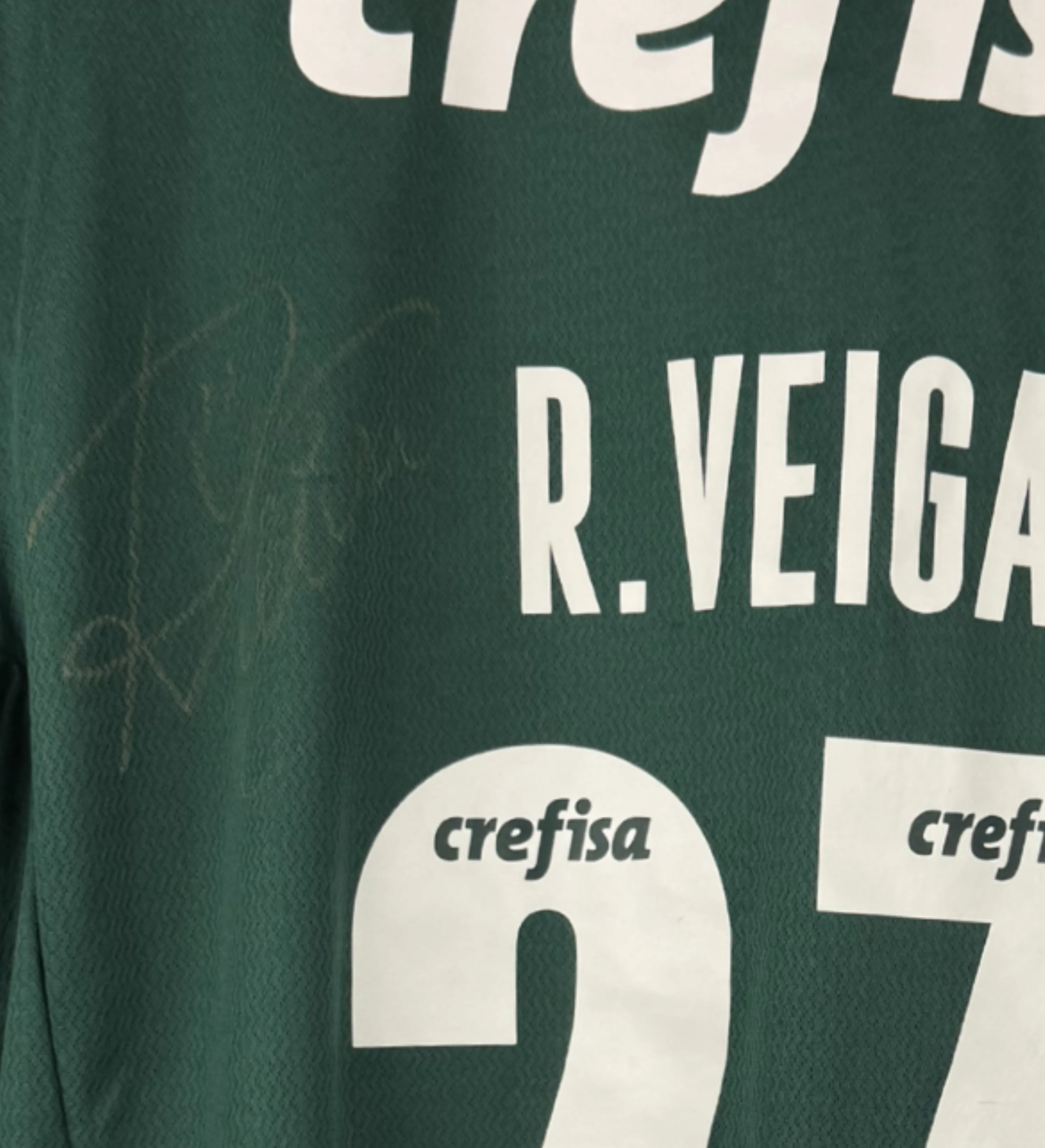 Palmeiras Shirt – Rafael Veiga – 2022 Copa Libertadores – Signed by the Star — imagem 3 de 3