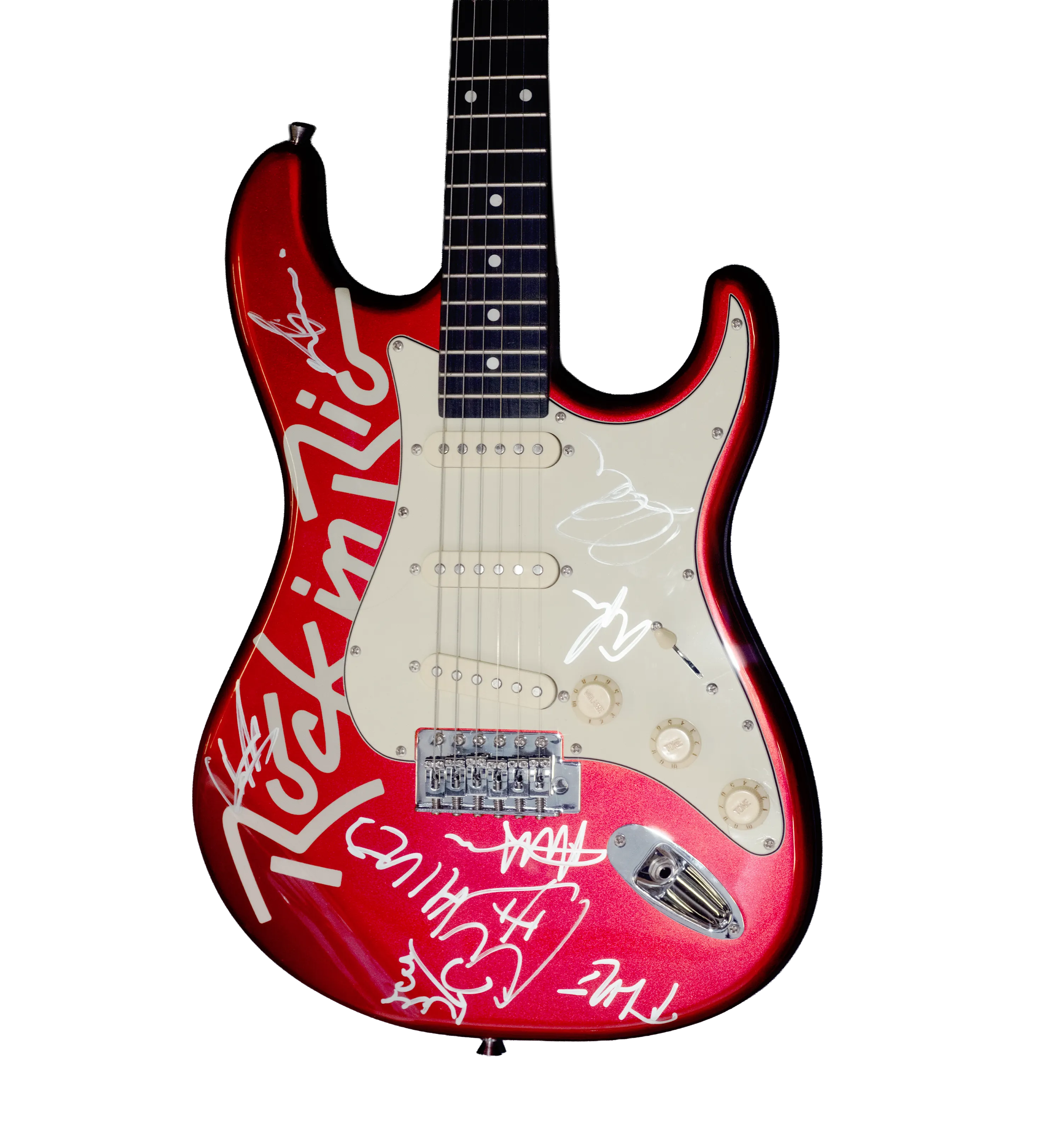 Guitarra Autografada The Hives Rock In Rio 2026 — imagem 1 de 2