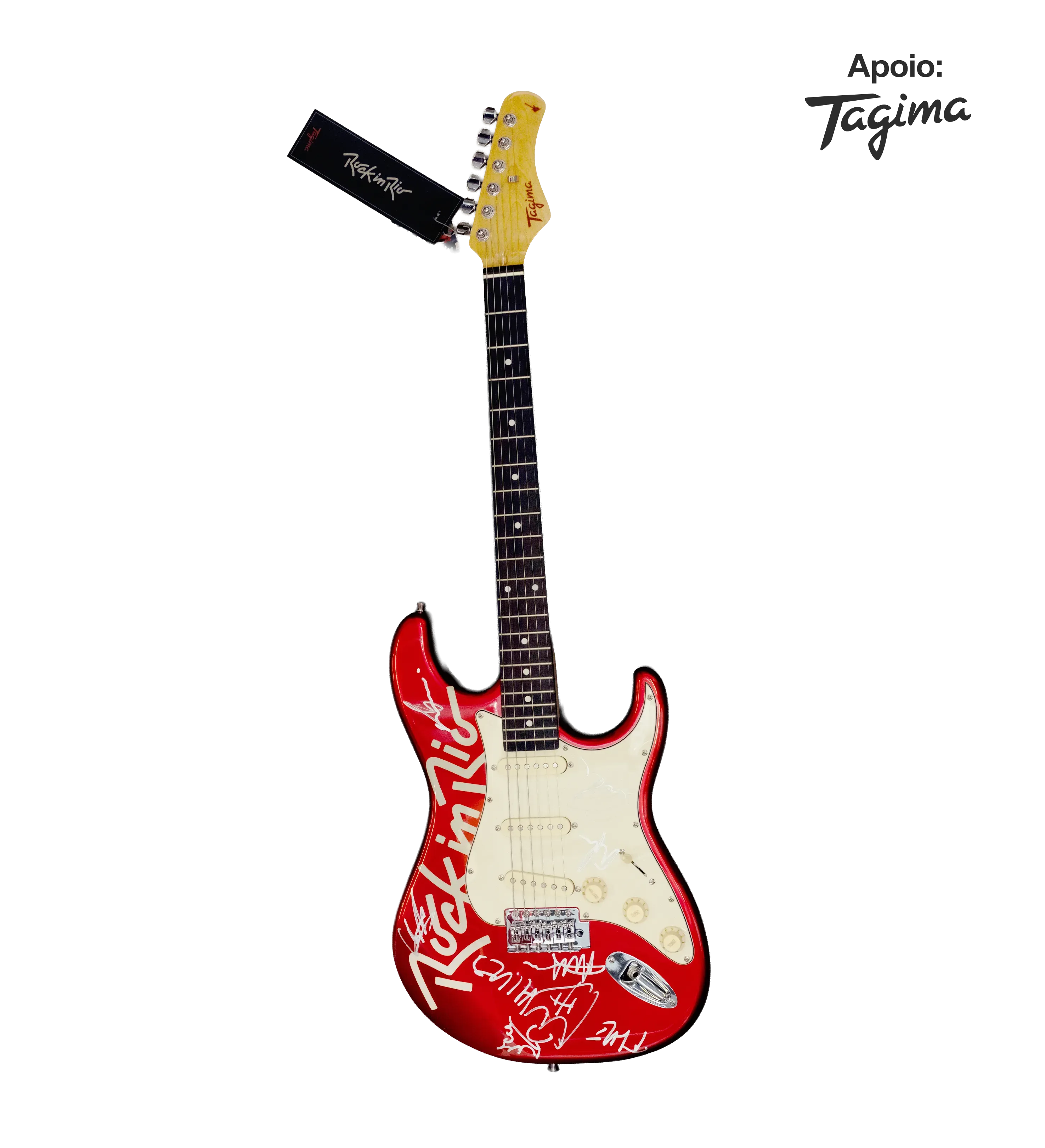 Guitarra Autografada The Hives Rock In Rio 2026 — imagem 2 de 2