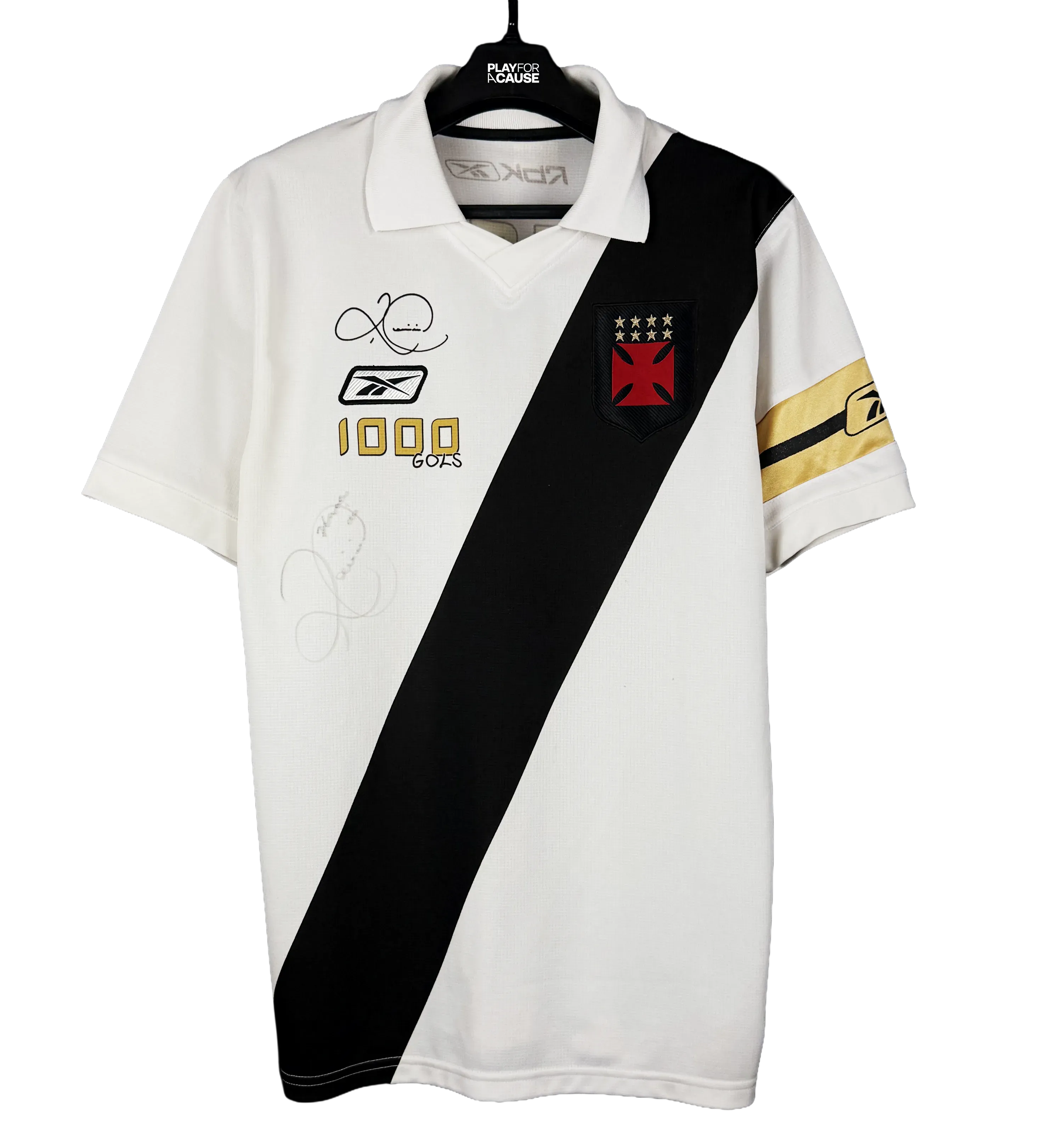 Camiseta del Vasco da Gama - Romário #11 - Copa Sudamericana 2007 - Vasco 1 x 0 América-MEX - Firmada por el Ídolo que Actuó como Técnico y Jugador - Rareza — imagem 1 de 3