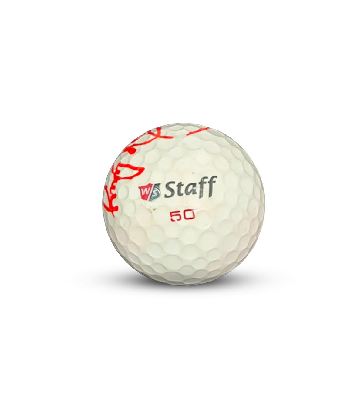 WS Staff 50 Elite Golf Ball – Imported – Signed by Rory McIlroy – 2025 Masters Champion – Grand Slam — imagem 2 de 3