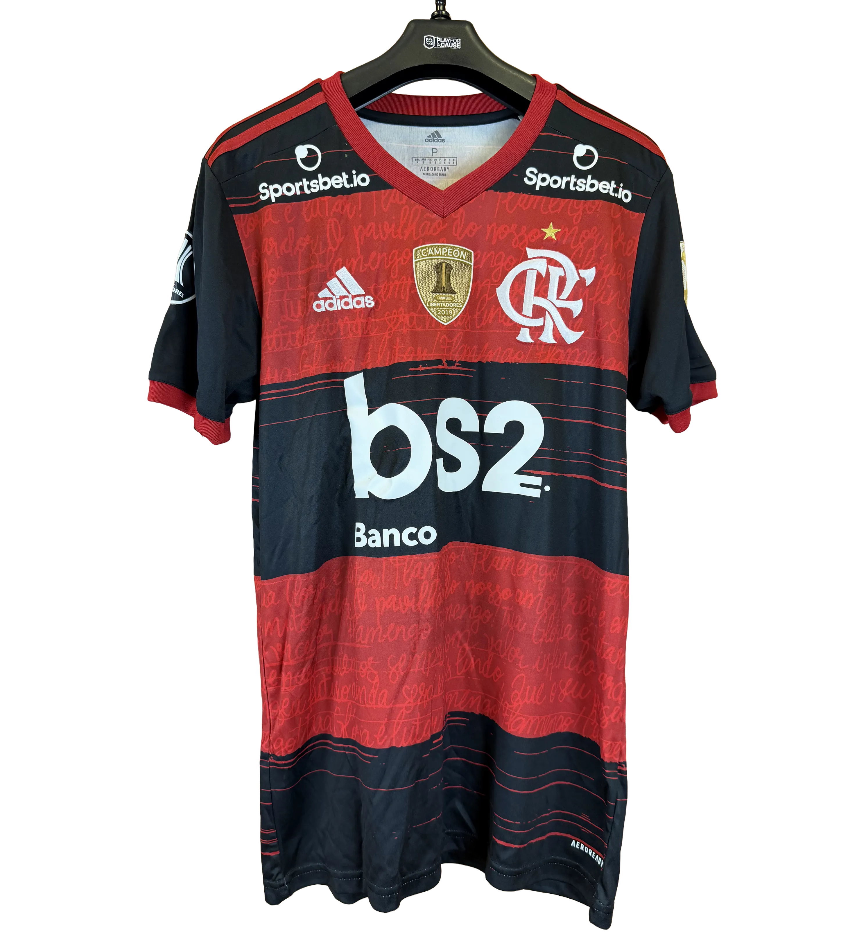Flamengo Match-Issued Jersey – Rafinha #13 – 2020 Copa Libertadores — imagem 1 de 3