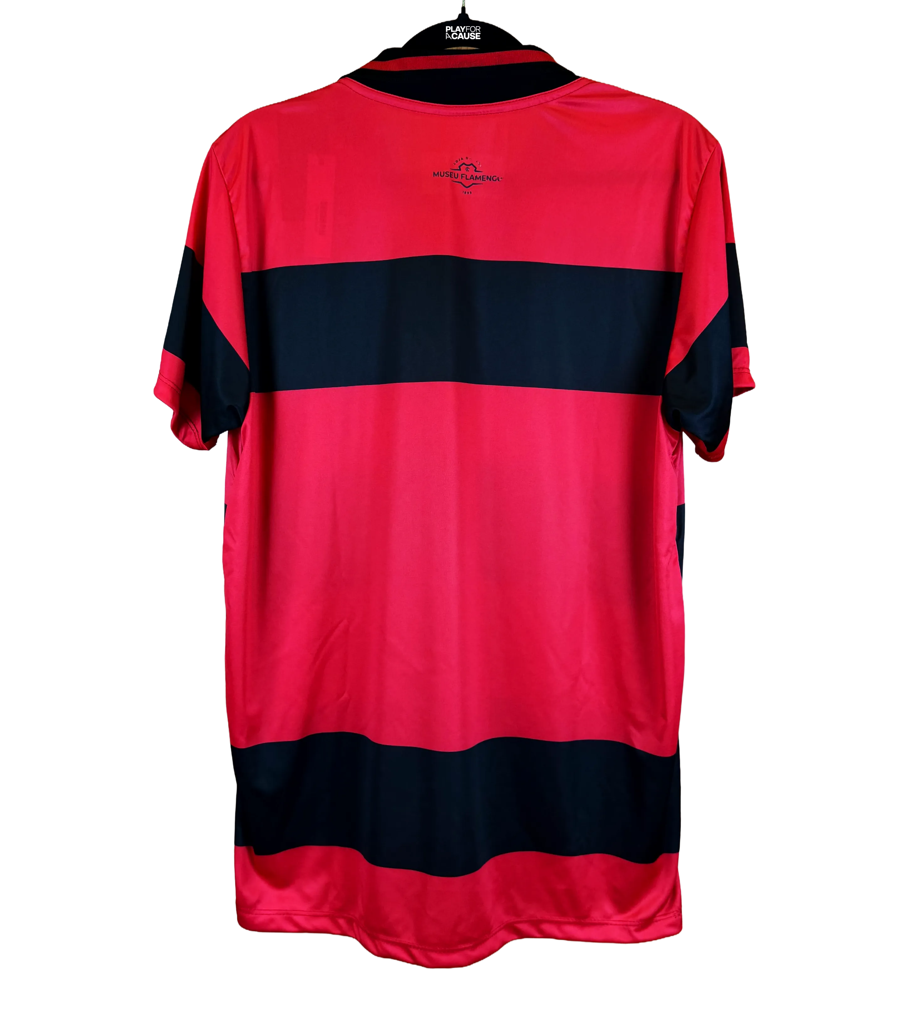 Camisa Flamengo Retrô Oficial - Final da Copa Mercosul 1999 - Autografada por Athirson, Reinaldo e Lê - Certificado Museu do Flamengo - Edição 31/99 — imagem 2 de 4
