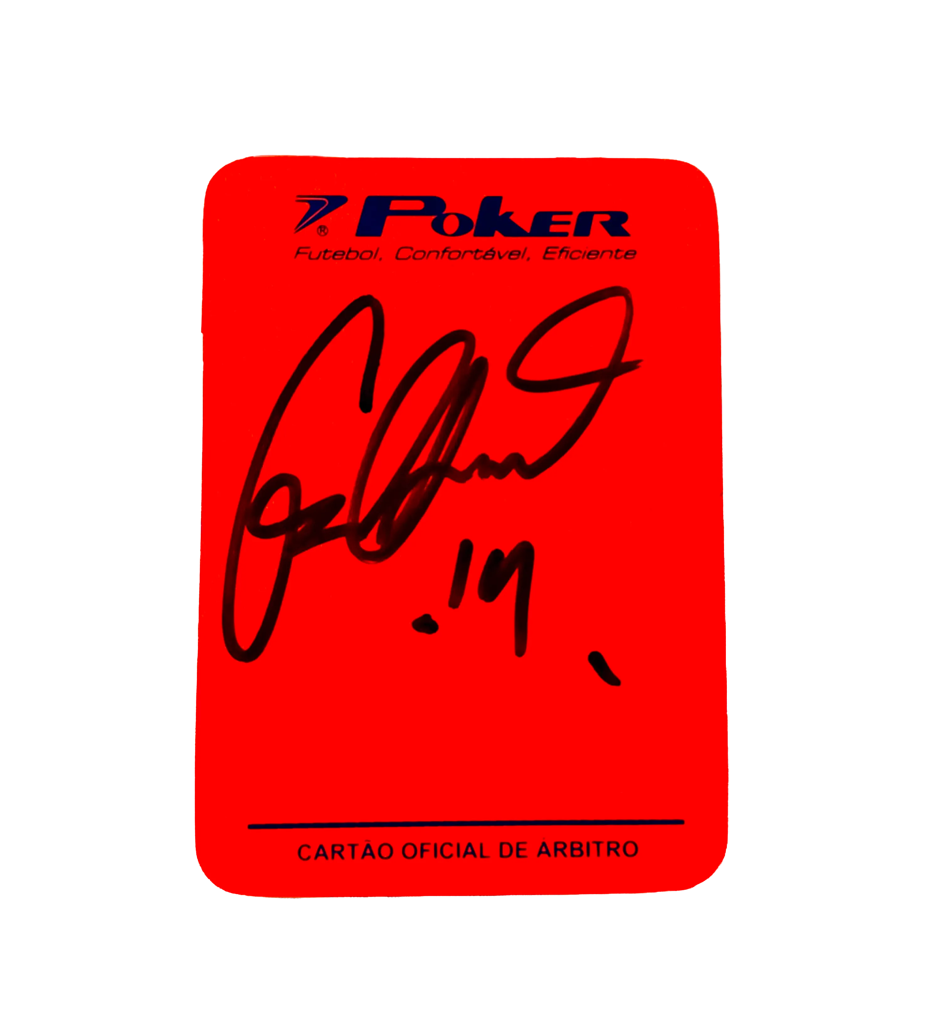 Tarjeta del Árbitro – Firmada por Cano — imagem 1 de 2
