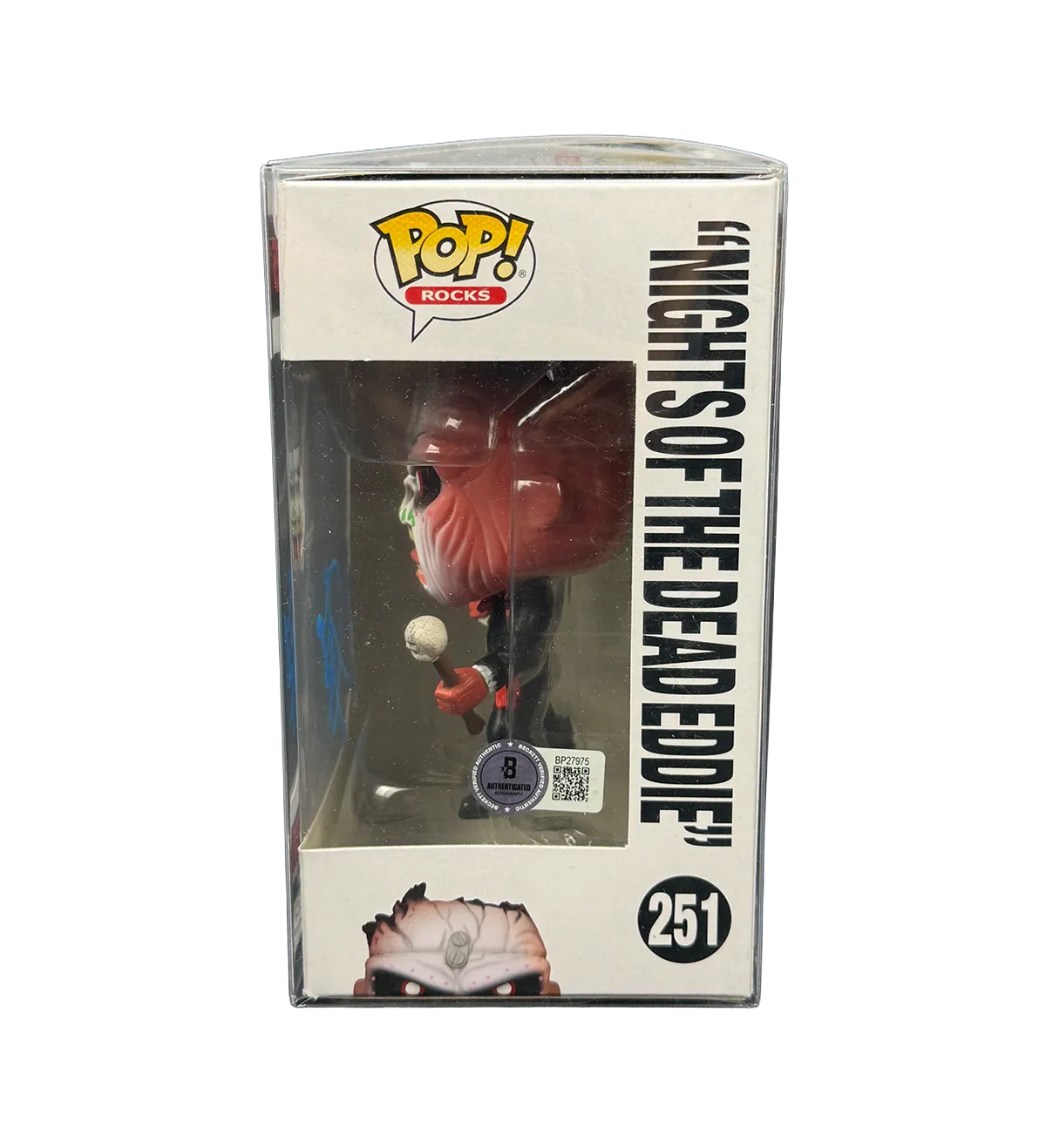 Funko Pop Figure – Imported – #251 – "Nights of the Dead Eddie" – Signed by Steve Harris – Beckett Certification — imagem 2 de 3