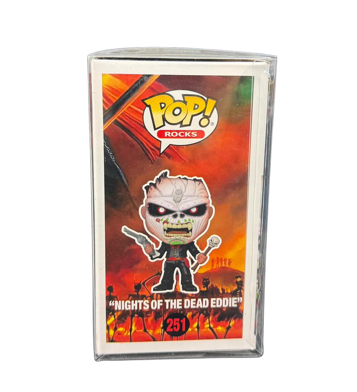 Funko Pop Figure – Imported – #251 – "Nights of the Dead Eddie" – Signed by Steve Harris – Beckett Certification — imagem 3 de 3