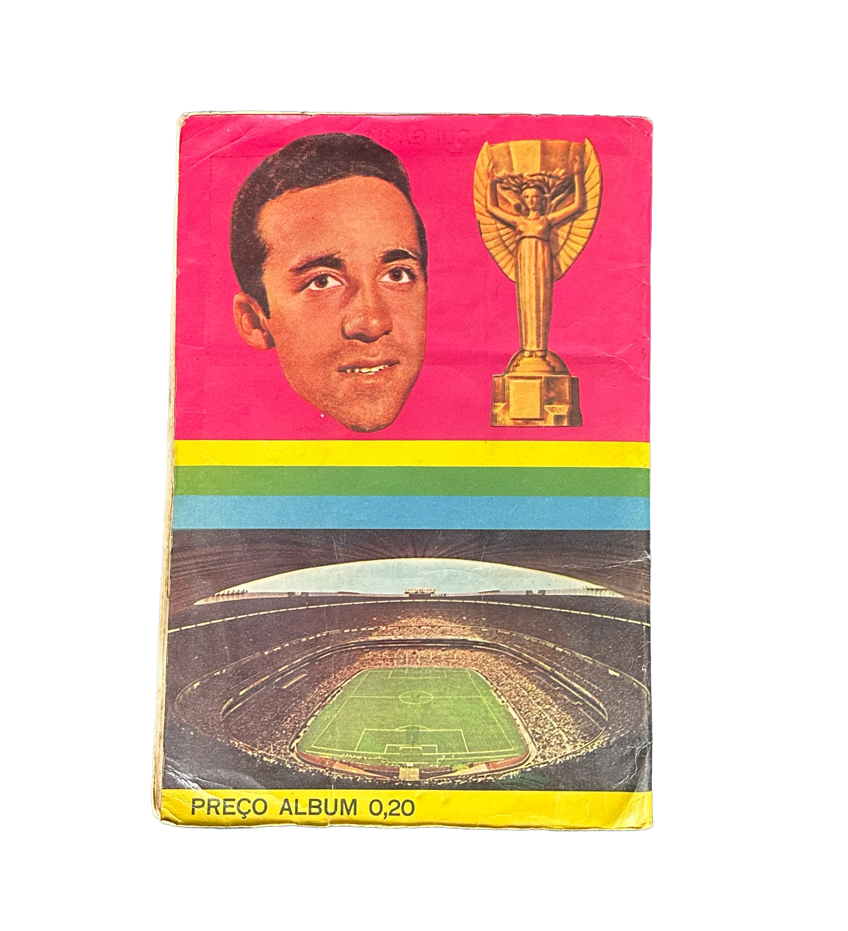 Official World Cup Album - Mexico 70 - Sadira Ed. - Autographed by the Three-Time World Champion Brazilian National Team - Including King Pele / PC Caju / Jairzinho / Rivellino / Tostao / Gerson / Leao among others — imagem 2 de 6
