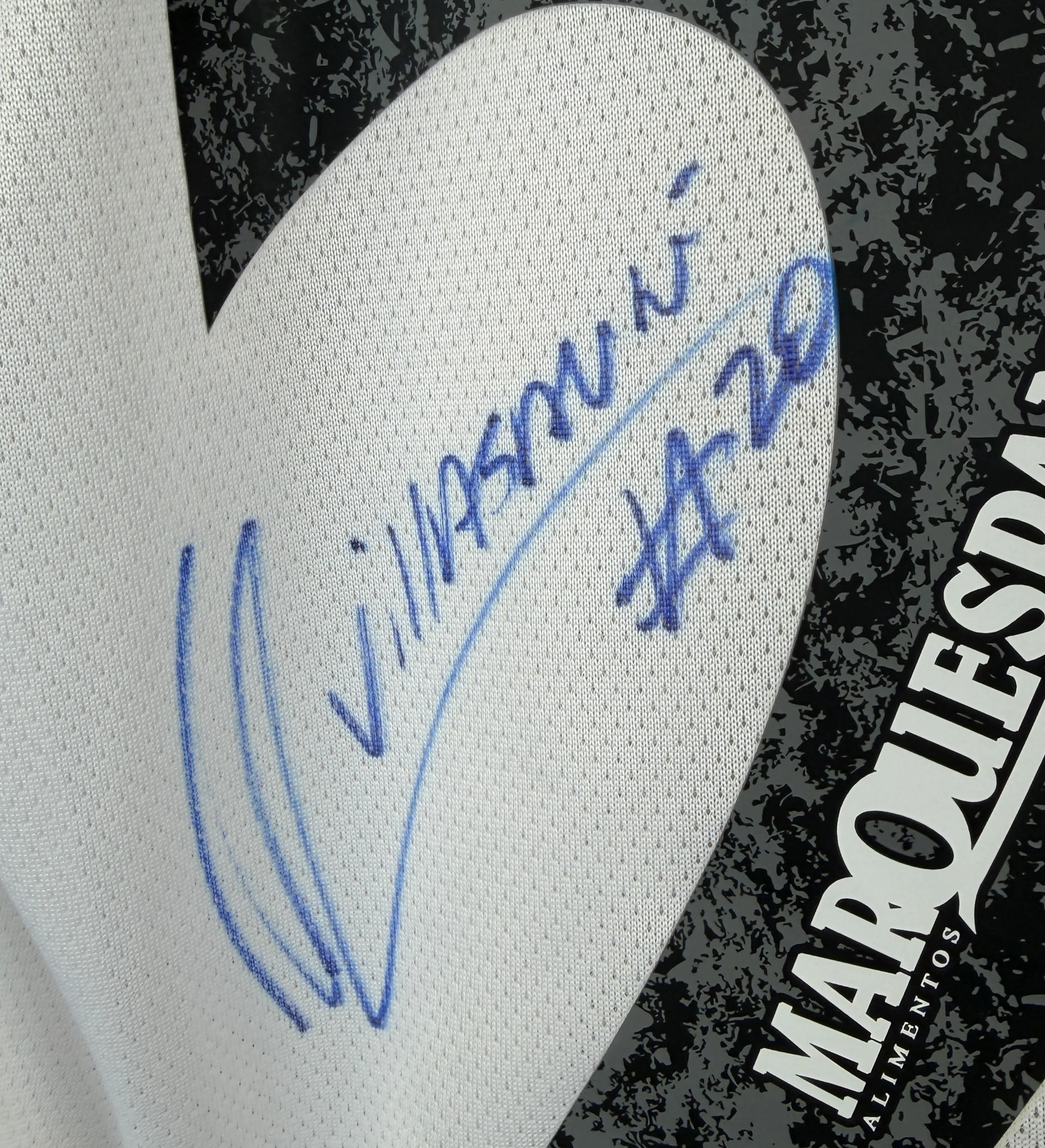 Camisa Gremio Villasanti Campeonato Brasileiro 2024 Fluminense 2 x 2 Gremio Autografada pelo Craque — imagem 3 de 3