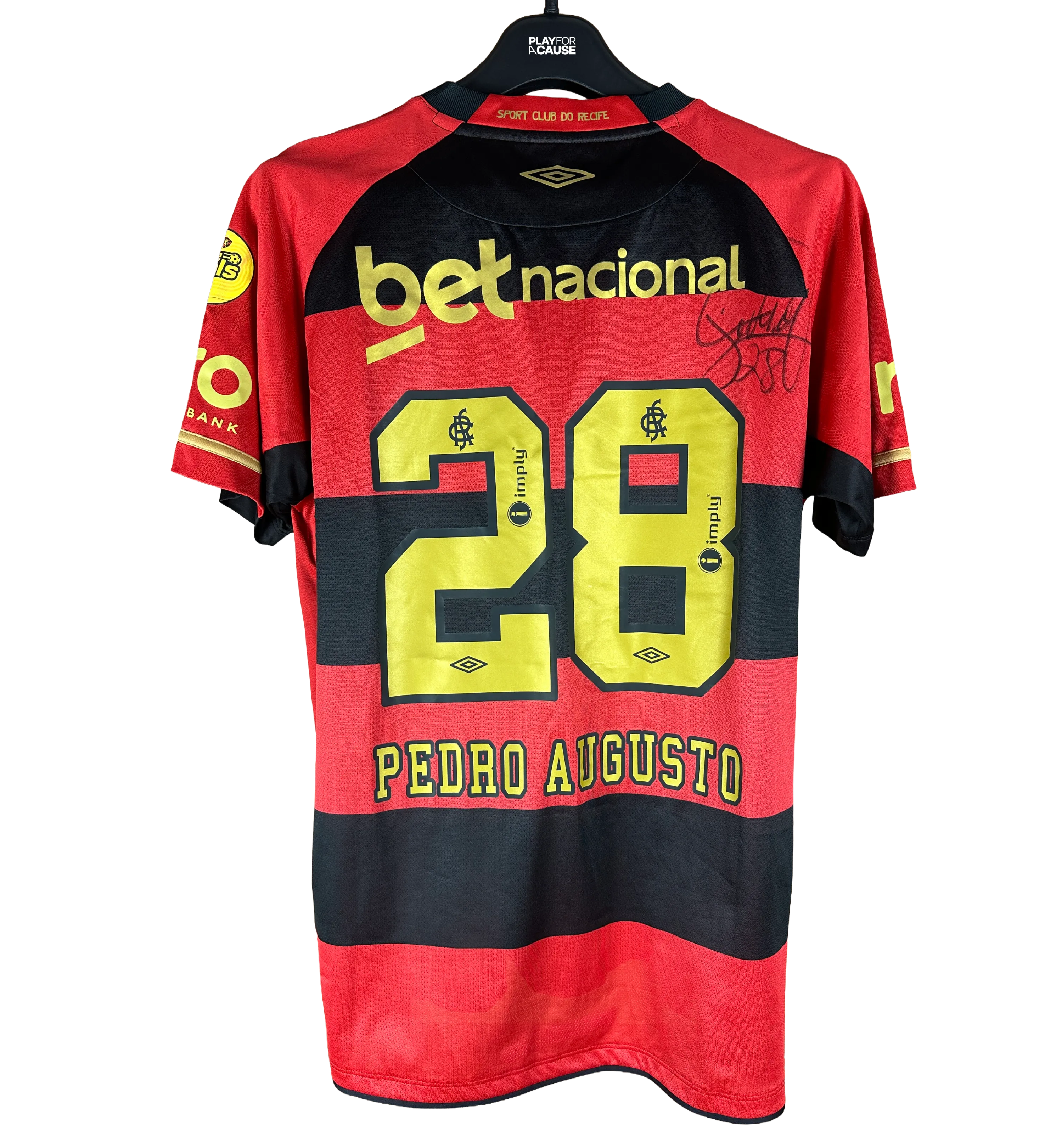 Camisa Sport Pedro Augusto SPT x CEA Doe Gols Brasileirão 2025 — imagem 4 de 6